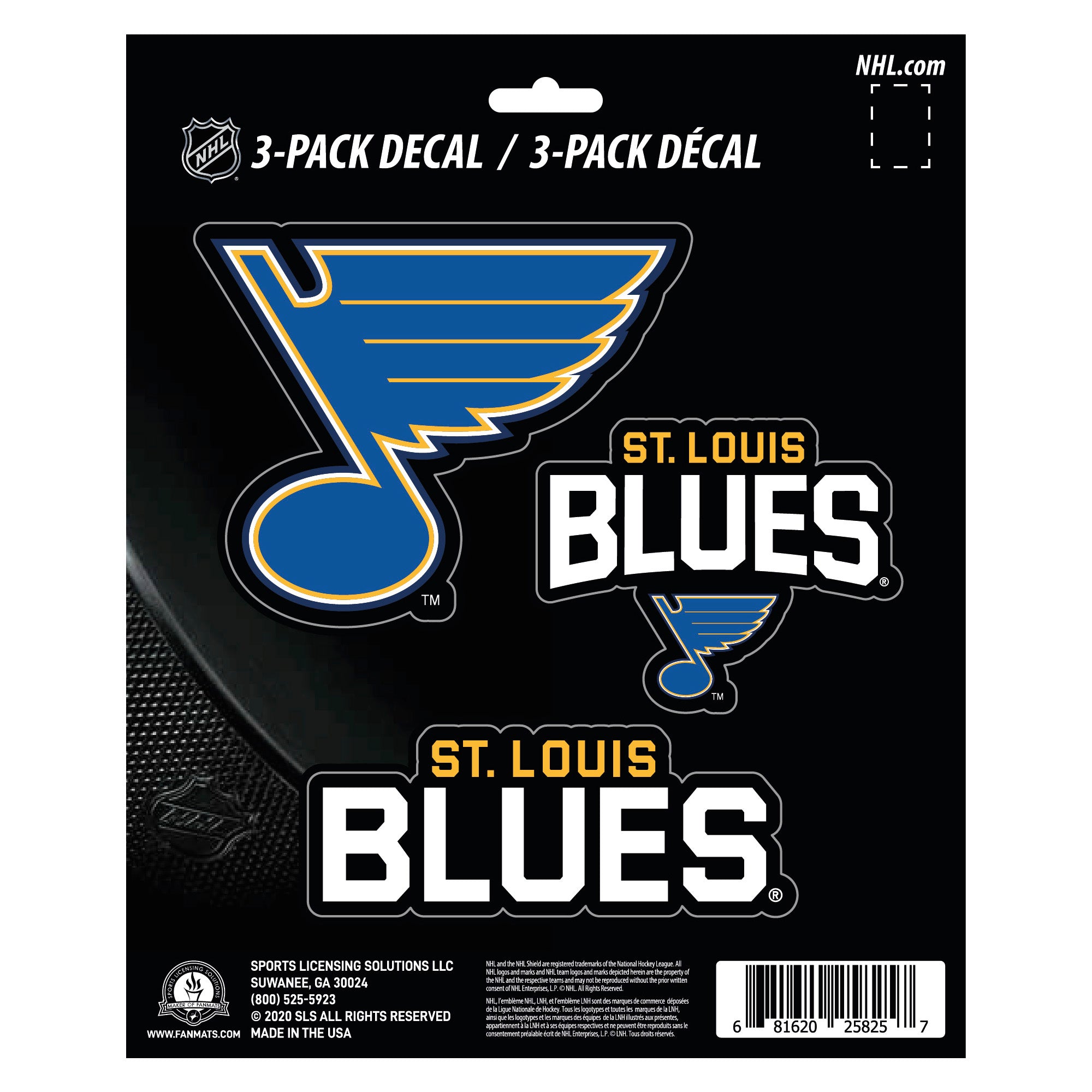 NHL - St. Louis Blues Decal 3-pk