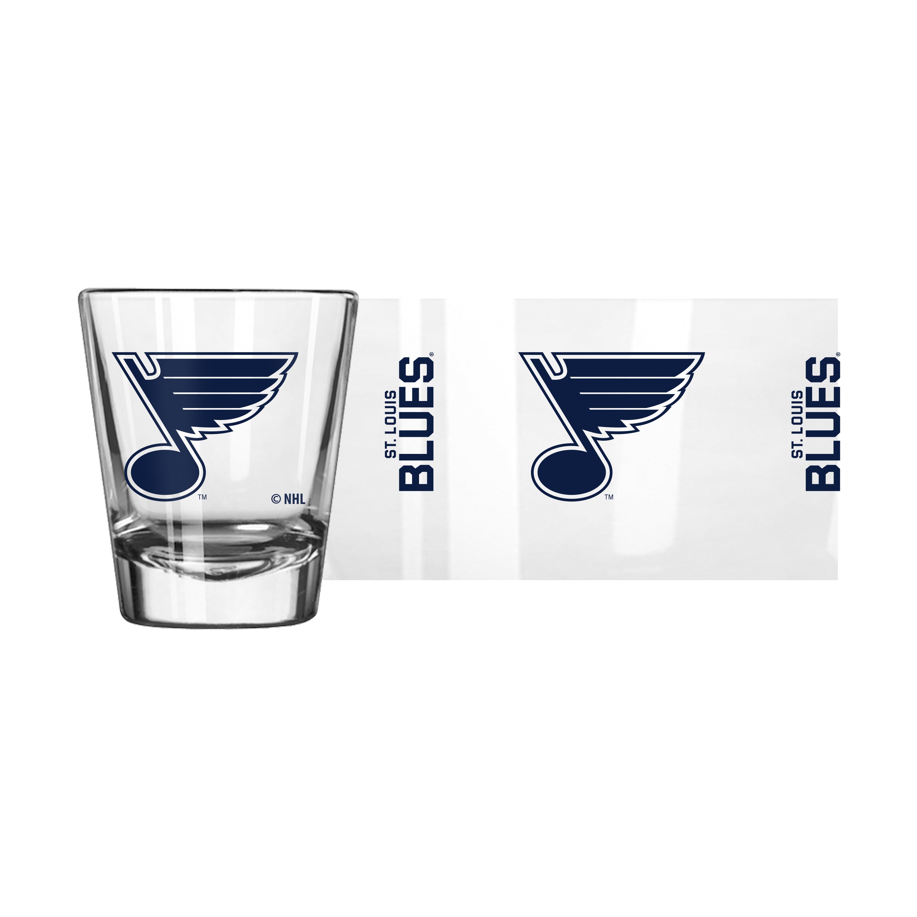St. Louis Blues 2oz ALT Gameday Shot Glass - Sports Gifts, Sports Memorabilia, Sports Collectibles, Fan Shop