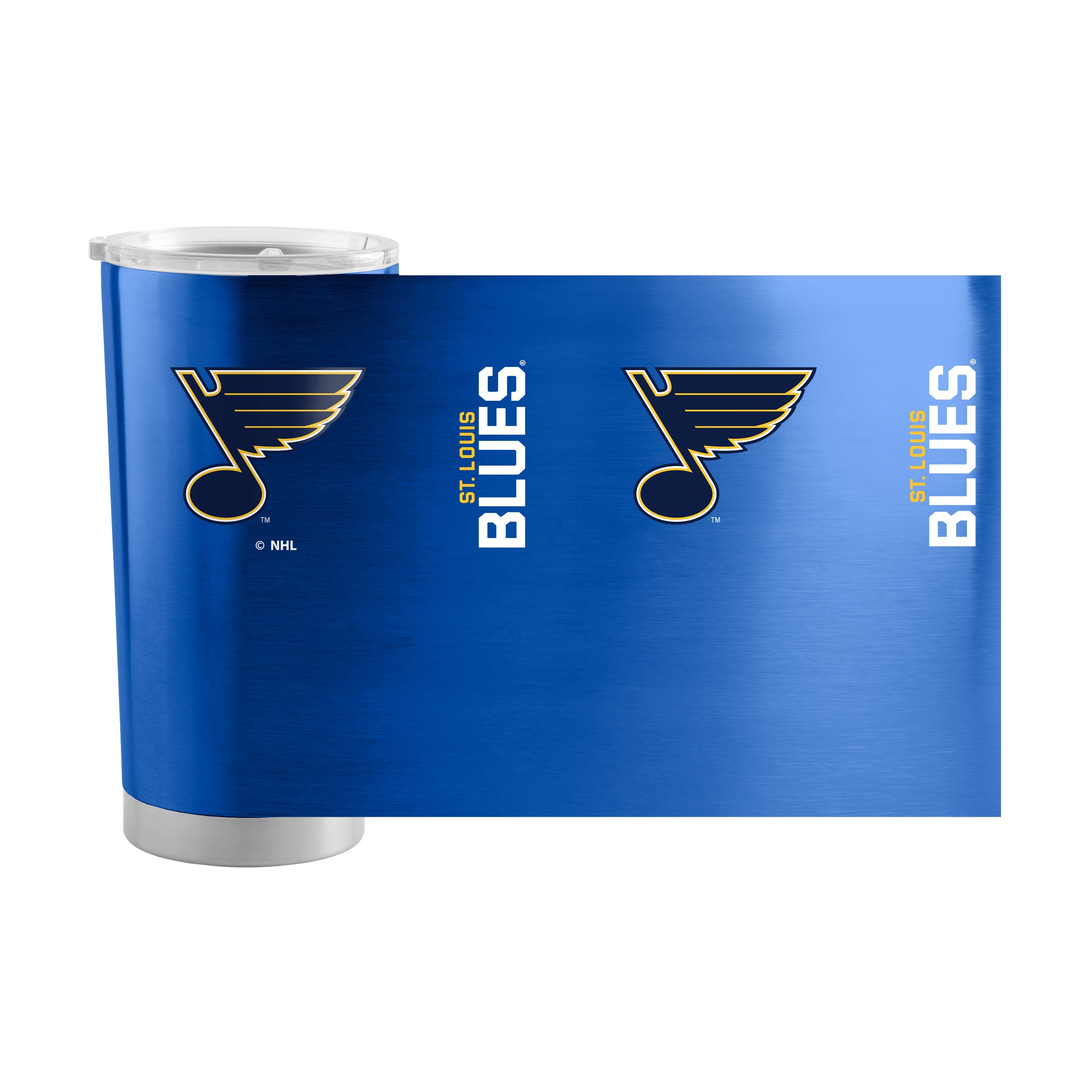 St Louis Blues 20oz Gameday Stainless Steel Tumbler - Sports Gifts, Sports Memorabilia, Sports Collectibles, Fan Shop