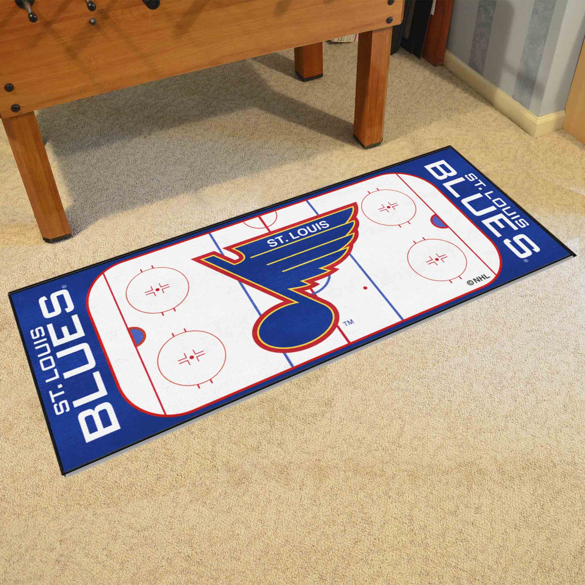 NHLV - St. Louis Blues Rink Runner - Sports Gifts, Sports Memorabilia, Sports Collectibles, Fan Shop