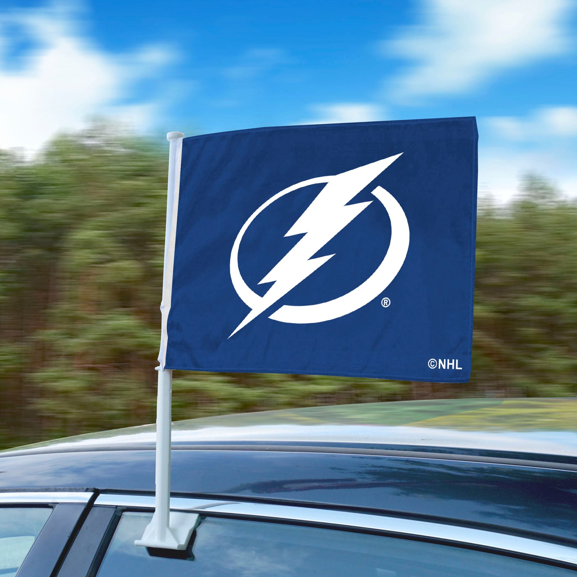 NHL - Tampa Bay Lightning CARFLAG - Sports Gifts, Sports Memorabilia, Sports Collectibles, Fan Shop