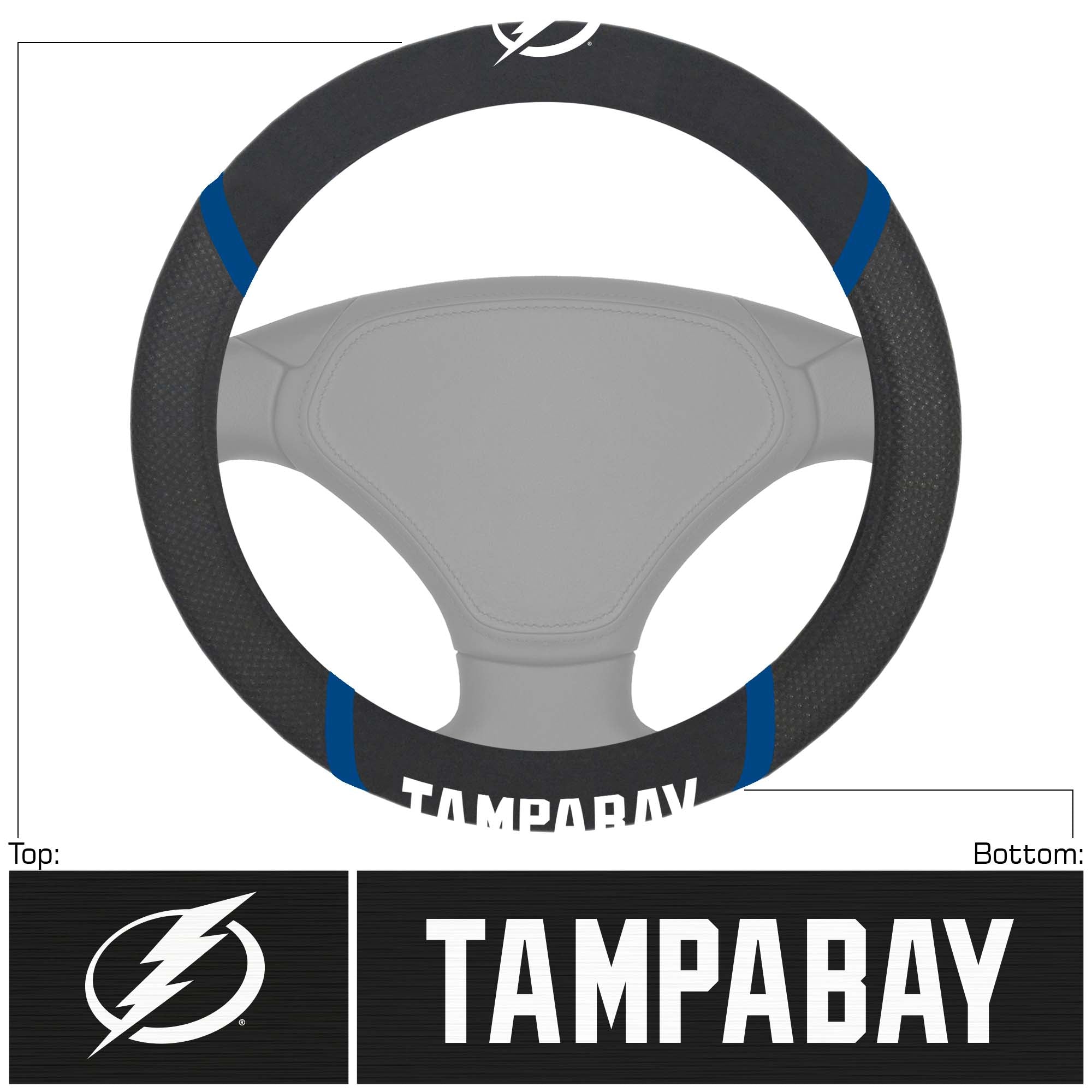 NHL - Tampa Bay Lightning Steering Wheel Cover