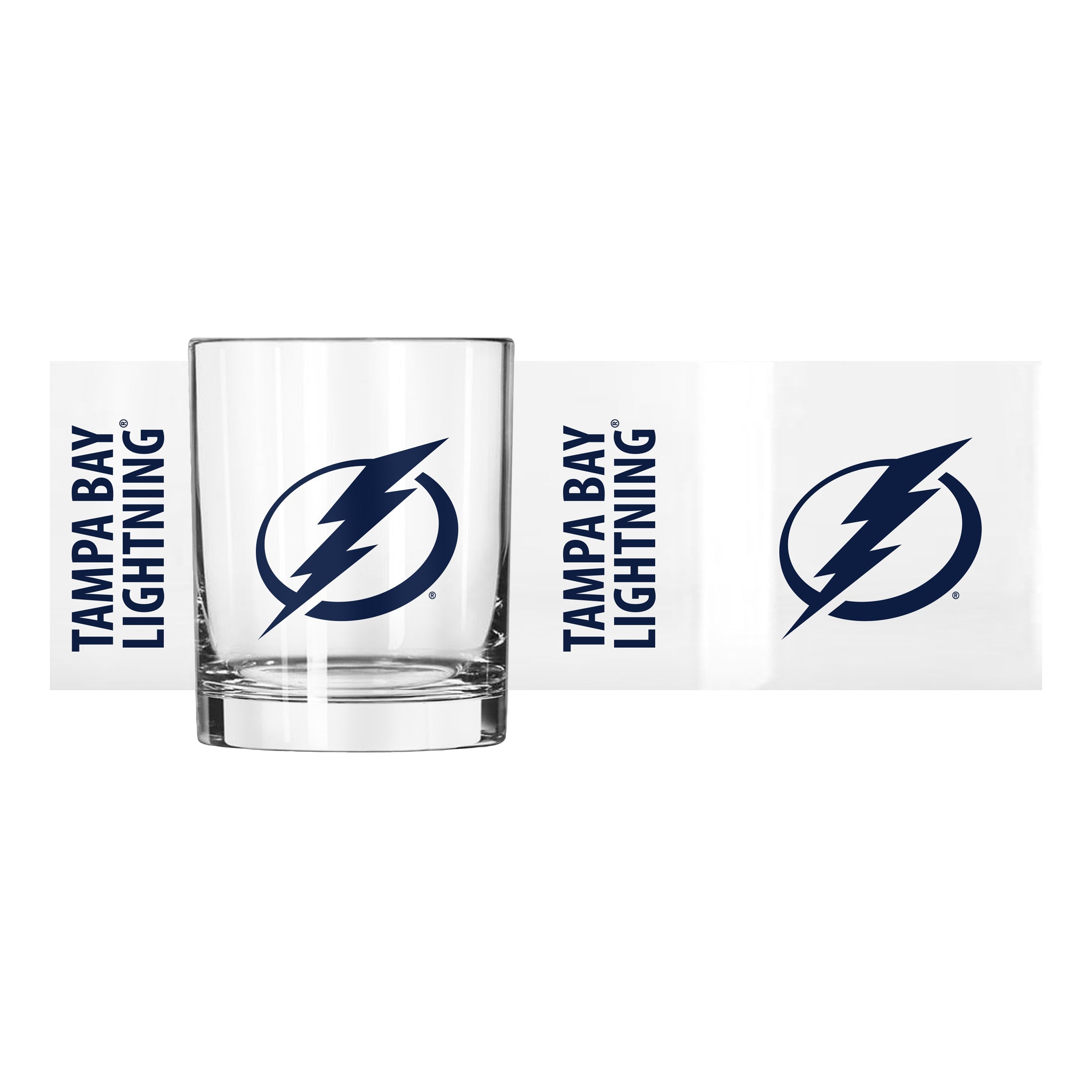 Tampa Bay Lightning 14oz Gameday Rocks Glass - Sports Gifts, Sports Memorabilia, Sports Collectibles, Fan Shop