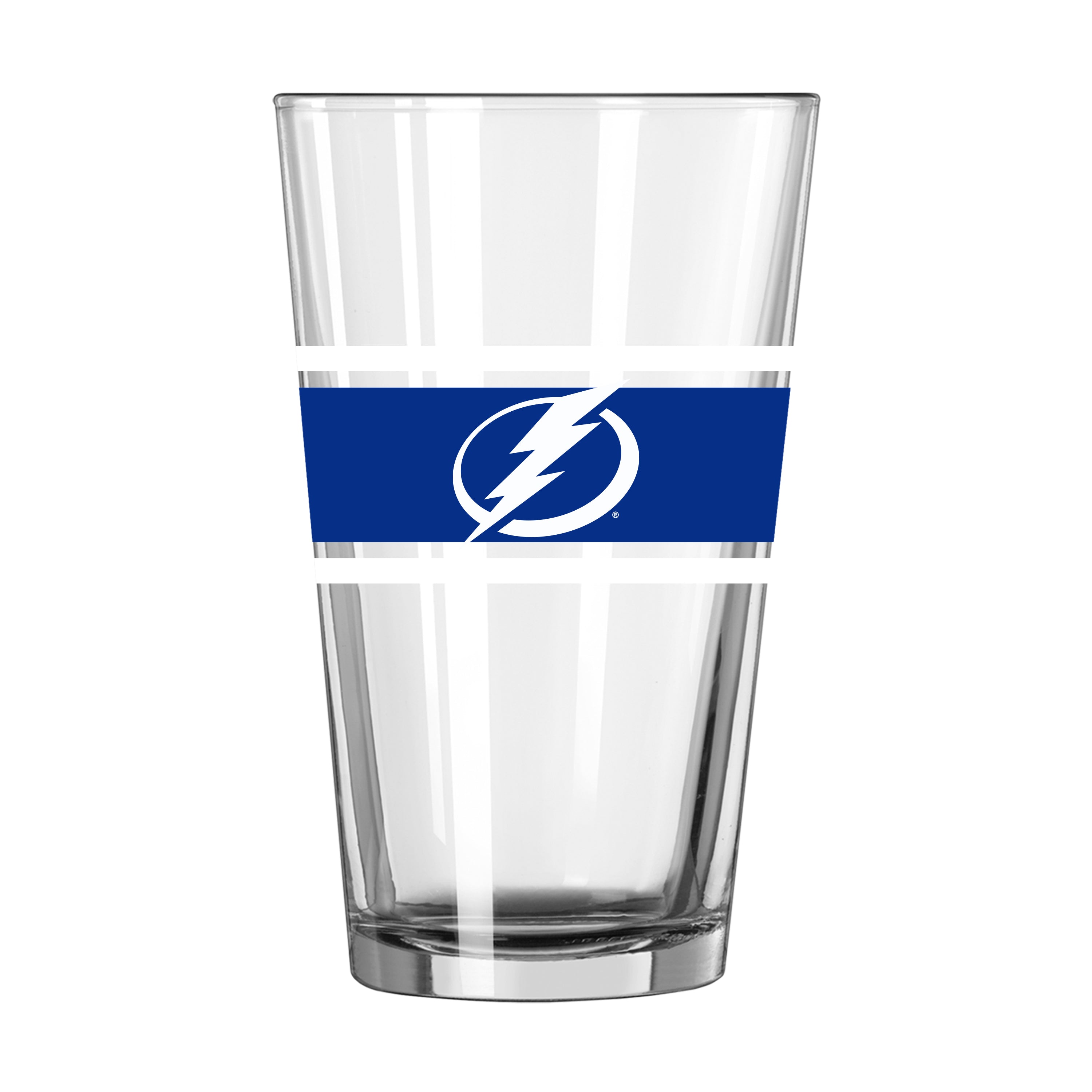 Tampa Bay Lightning 16oz Stripe Pint Glass