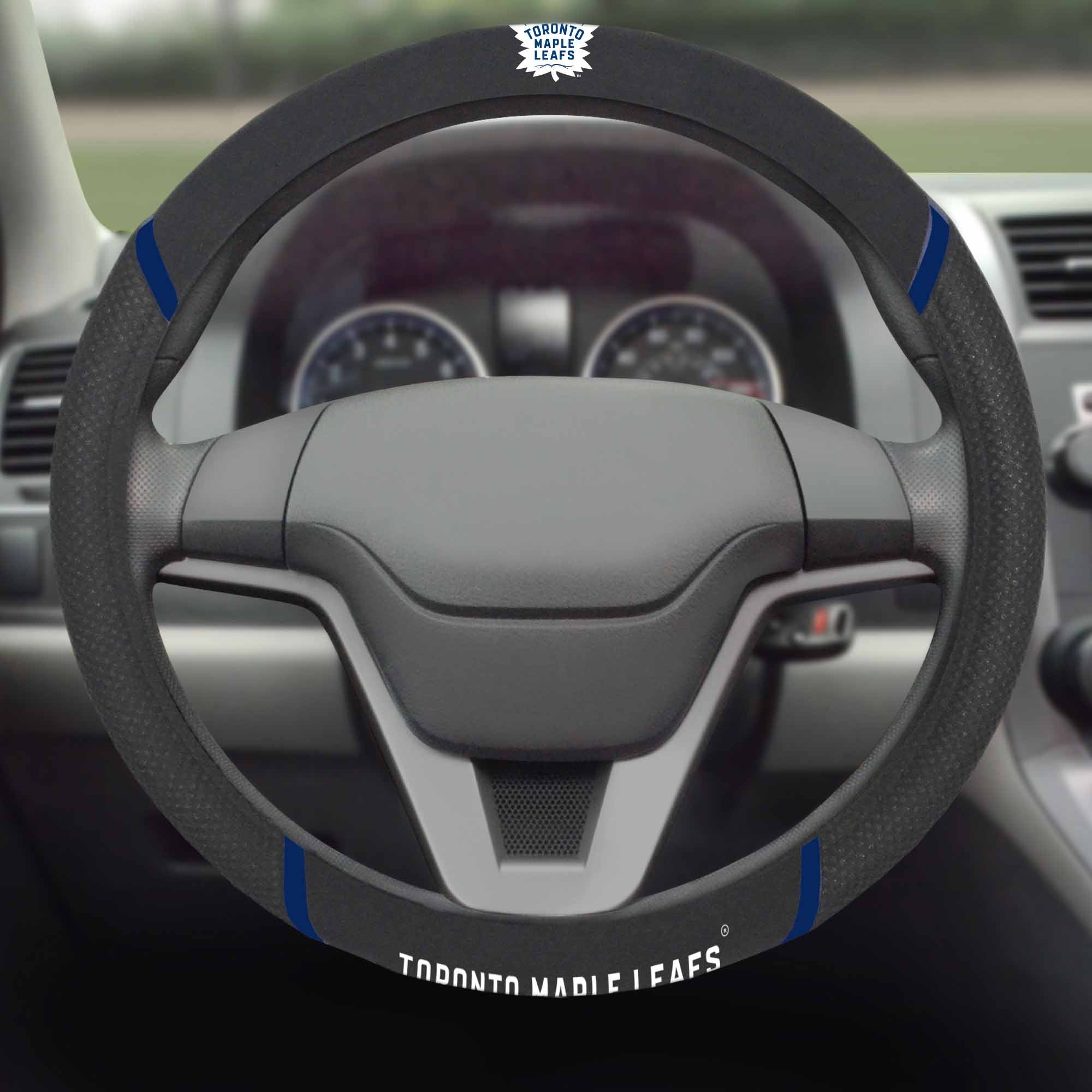 NHL - Toronto Maple Leafs Steering Wheel Cover - Sports Gifts, Sports Memorabilia, Sports Collectibles, Fan Shop