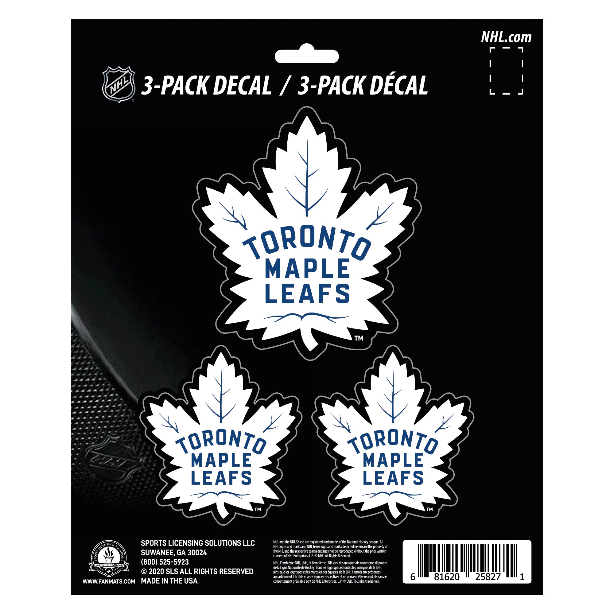 NHL - Toronto Maple Leafs Decal 3-pk