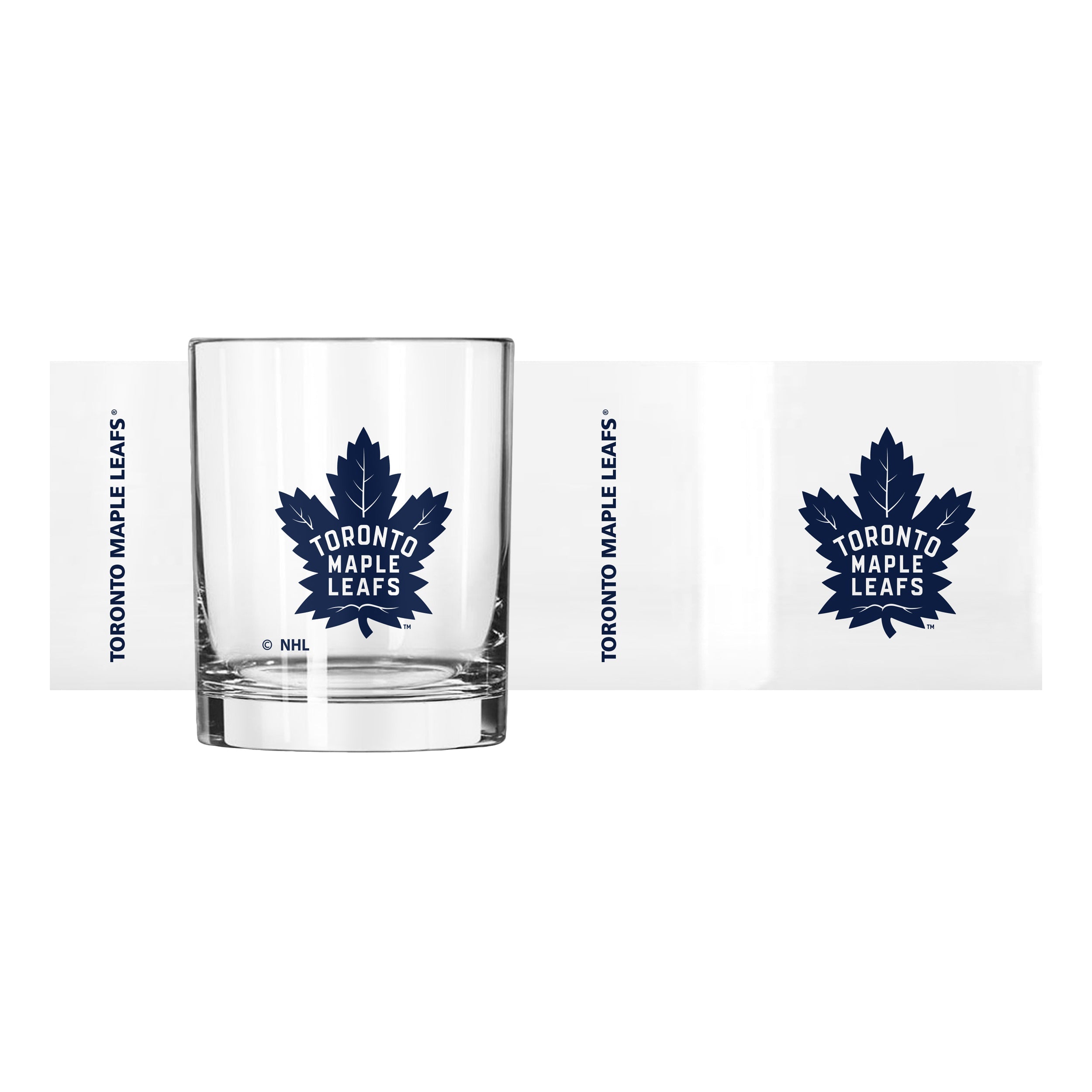 Toronto Maple Leafs 14oz Gameday Rocks Glass - Sports Gifts, Sports Memorabilia, Sports Collectibles, Fan Shop