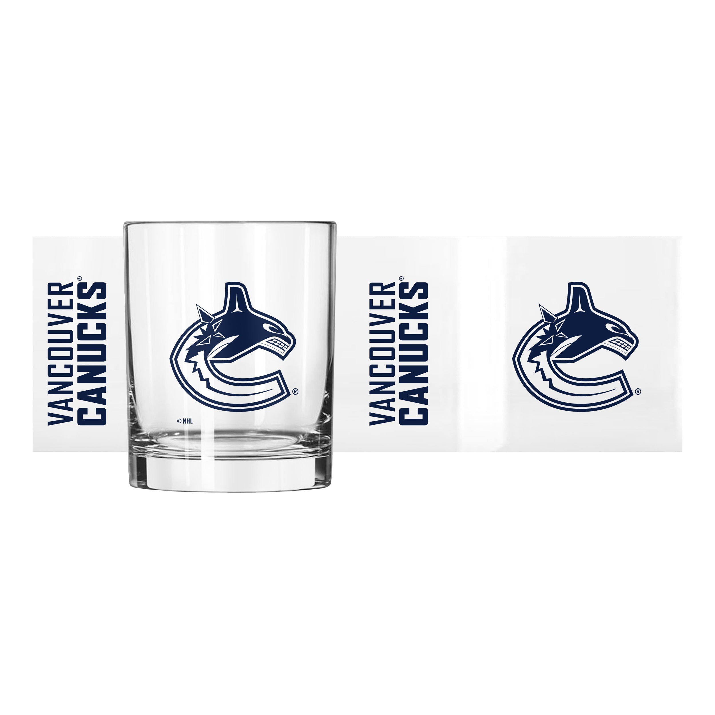 Vancouver Canucks 14oz Gameday Rocks Glass - Sports Gifts, Sports Memorabilia, Sports Collectibles, Fan Shop