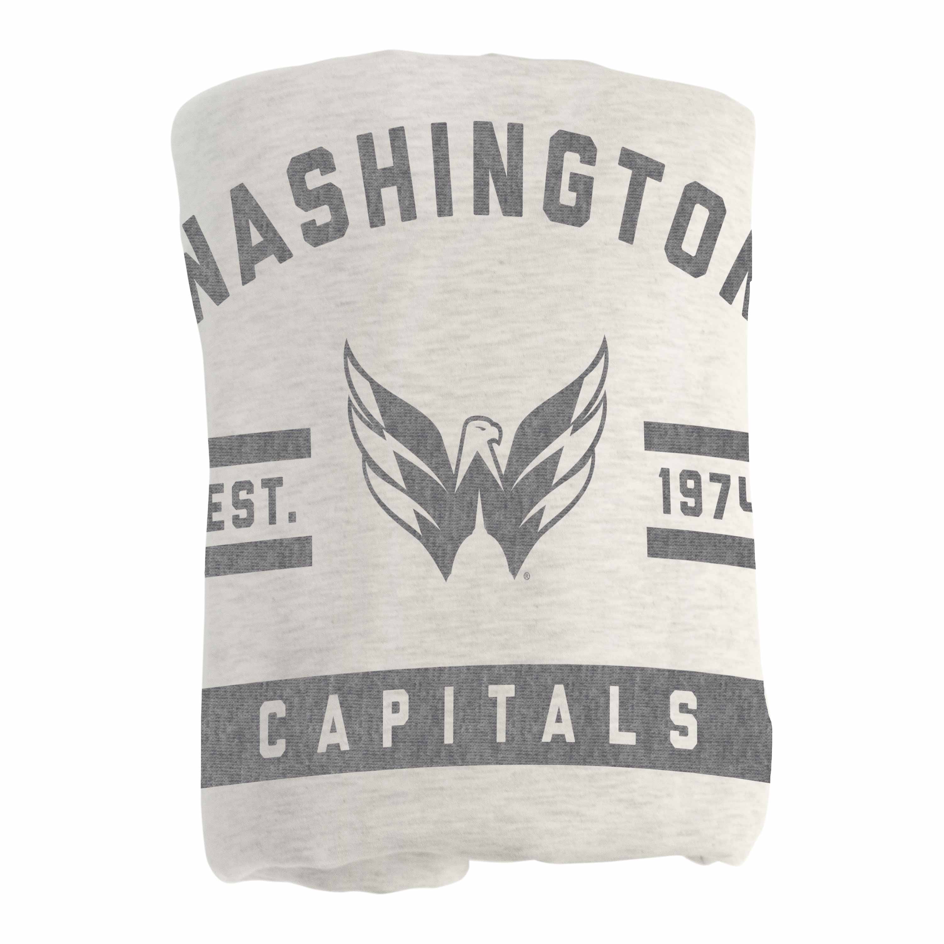 Washington Capitals Oatmeal Sweatshirt Blanket - Sports Gifts, Sports Memorabilia, Sports Collectibles, Fan Shop