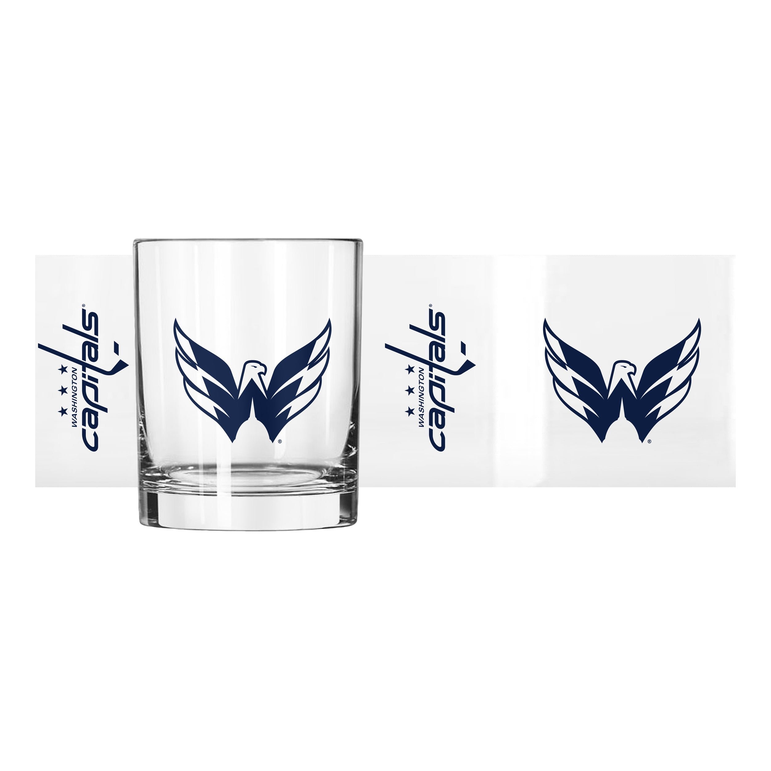 Washington Capitals 14oz Gameday Rocks Glass - Sports Gifts, Sports Memorabilia, Sports Collectibles, Fan Shop