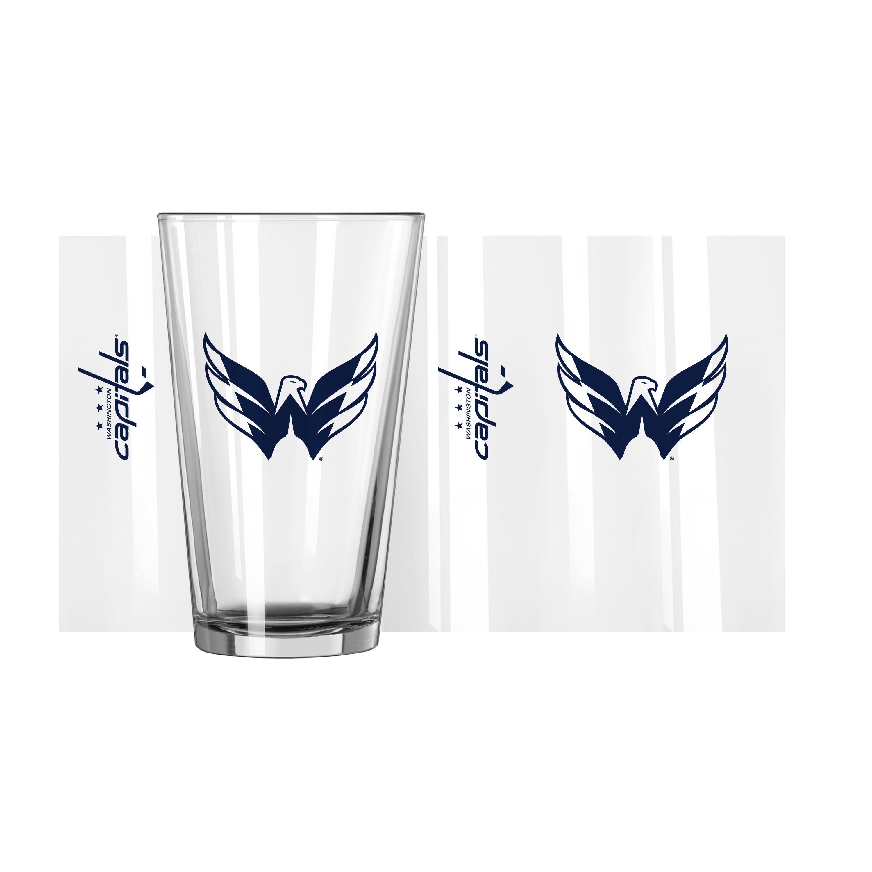 Washington Capitals 16oz Gameday Pint Glass - Sports Gifts, Sports Memorabilia, Sports Collectibles, Fan Shop