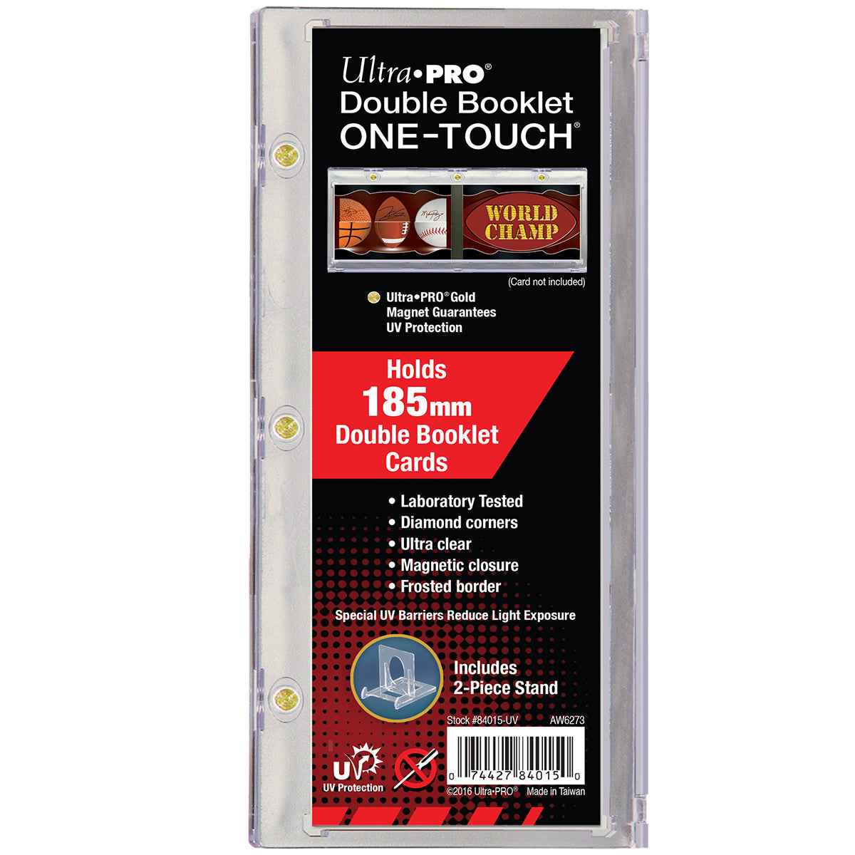 185mm Double Booklet Card UV ONE-TOUCH Magnetic Holder - Sports Gifts, Sports Memorabilia, Sports Collectibles, Fan Shop