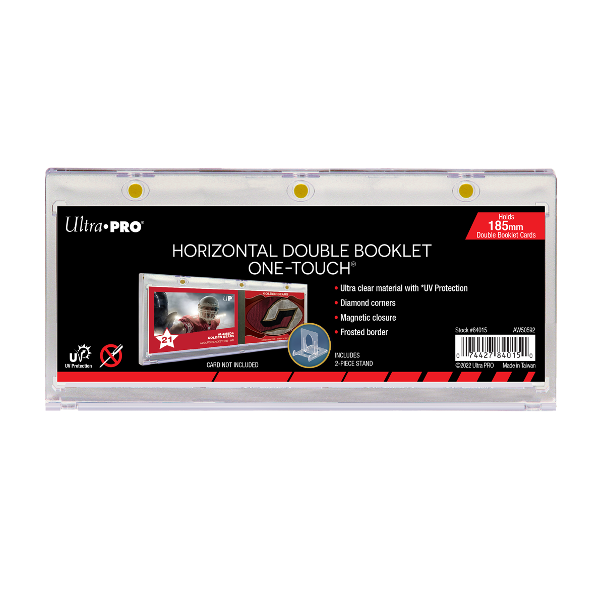 185mm Double Booklet Card UV ONE-TOUCH Magnetic Holder - Sports Gifts, Sports Memorabilia, Sports Collectibles, Fan Shop