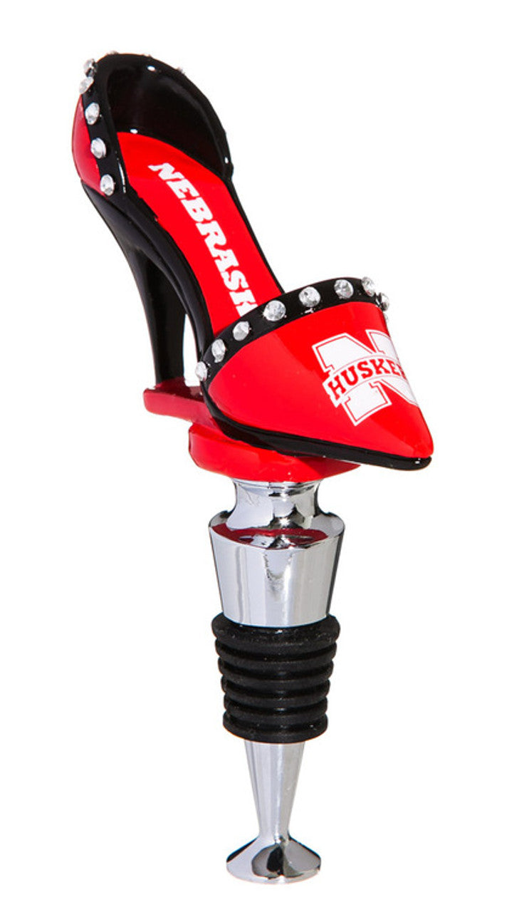 Nebraska Cornhuskers Bottle Stopper Shoe CO - Sports Collectibles, Sports Memorabilia, Sports Fan Shop, Sports Gifts