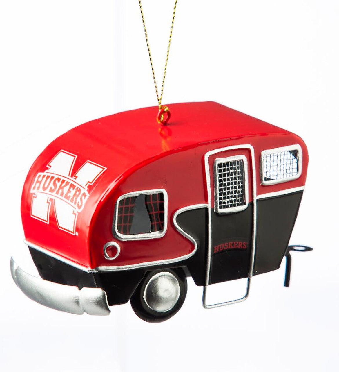 Nebraska Cornhuskers Ornament Camper Design CO - Sports Collectibles, Sports Memorabilia, Sports Fan Shop, Sports Gifts