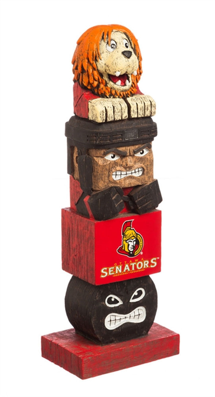 Ottawa Senators Tiki Totem - Sports Collectibles, Sports Memorabilia, Sports Fan Shop, Sports Gifts
