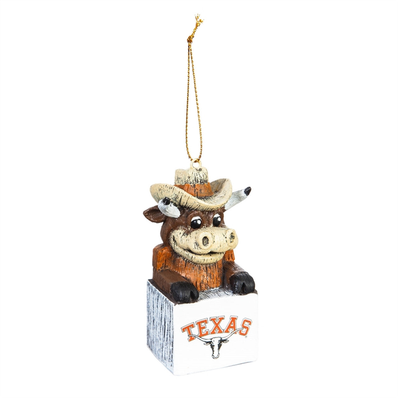 Texas Longhorns Ornament Tiki Design - Special Order - Sports Collectibles, Sports Memorabilia, Sports Fan Shop, Sports Gifts