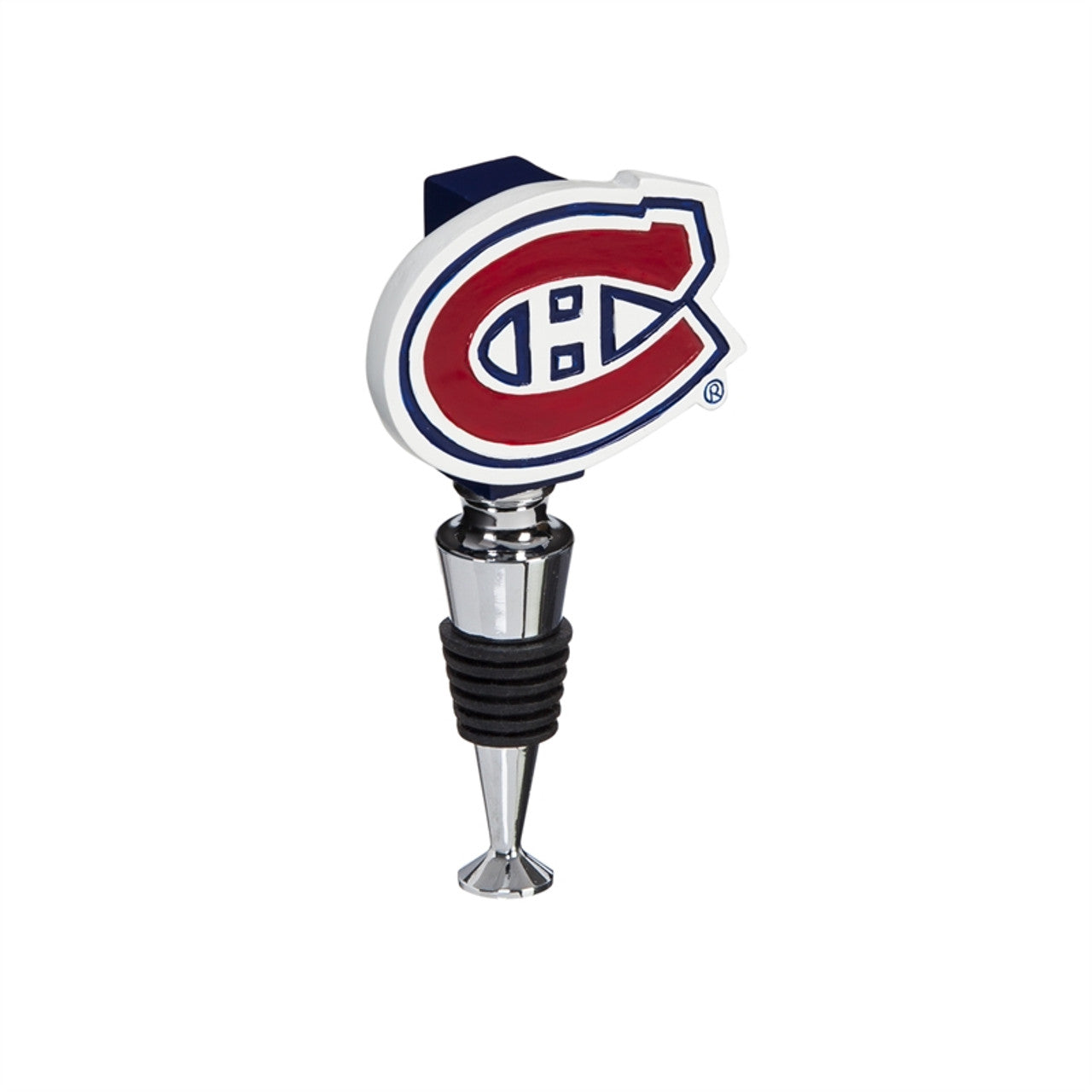 Montreal Canadiens Wine Bottle Stopper Logo - Special Order - Sports Collectibles, Sports Memorabilia, Sports Fan Shop, Sports Gifts