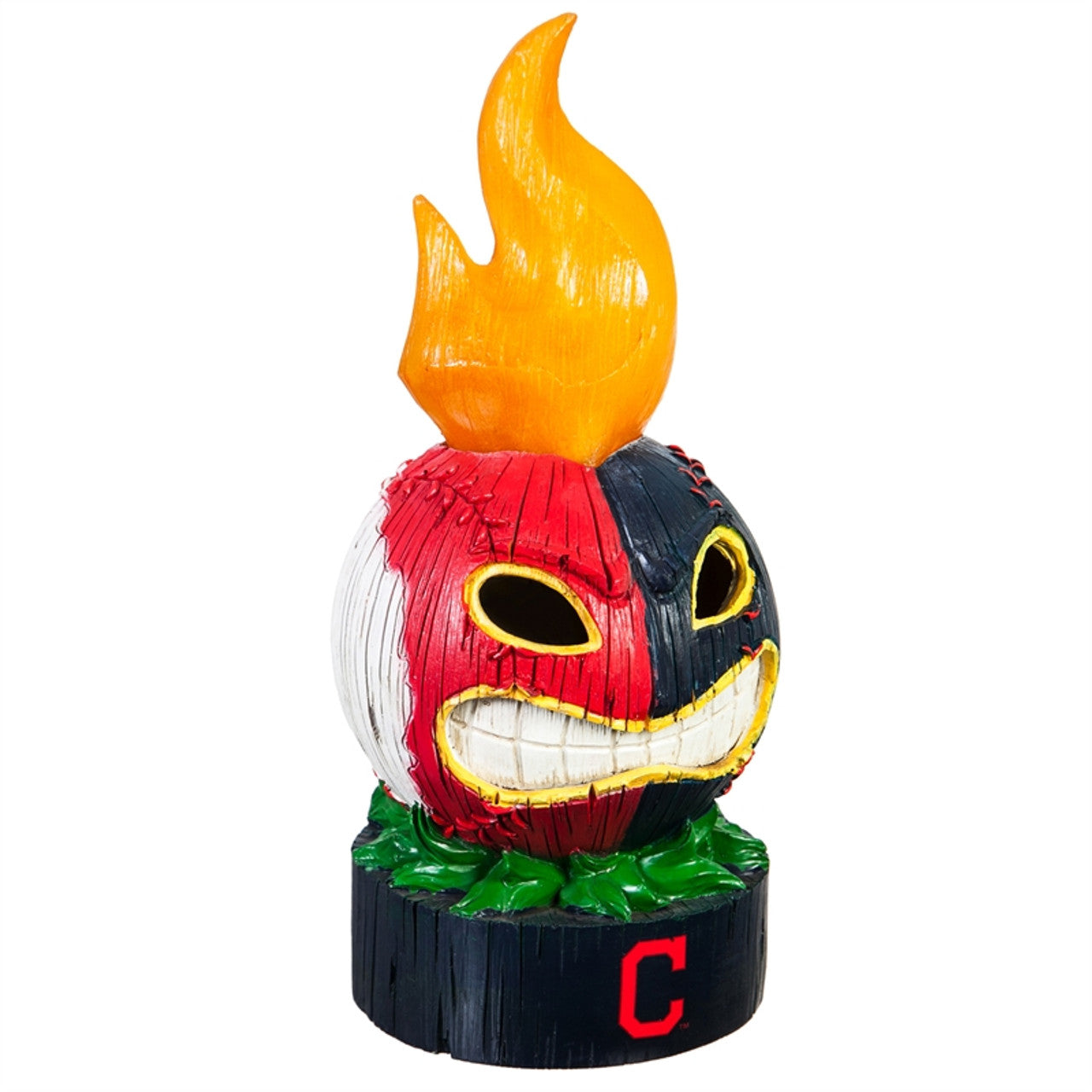 Cleveland Indians Statue Lit Team Baseball - Special Order - Sports Collectibles, Sports Memorabilia, Sports Fan Shop, Sports Gifts