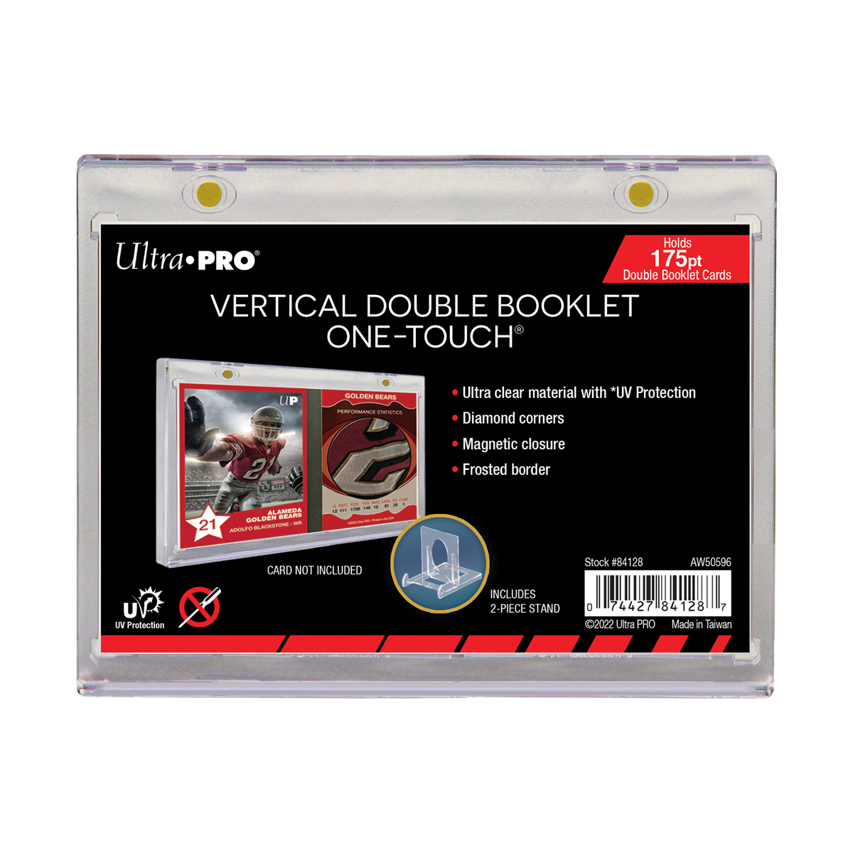 175PT Vertical Booklet Card UV ONE-TOUCH Magnetic Holder - Sports Gifts, Sports Memorabilia, Sports Collectibles, Fan Shop