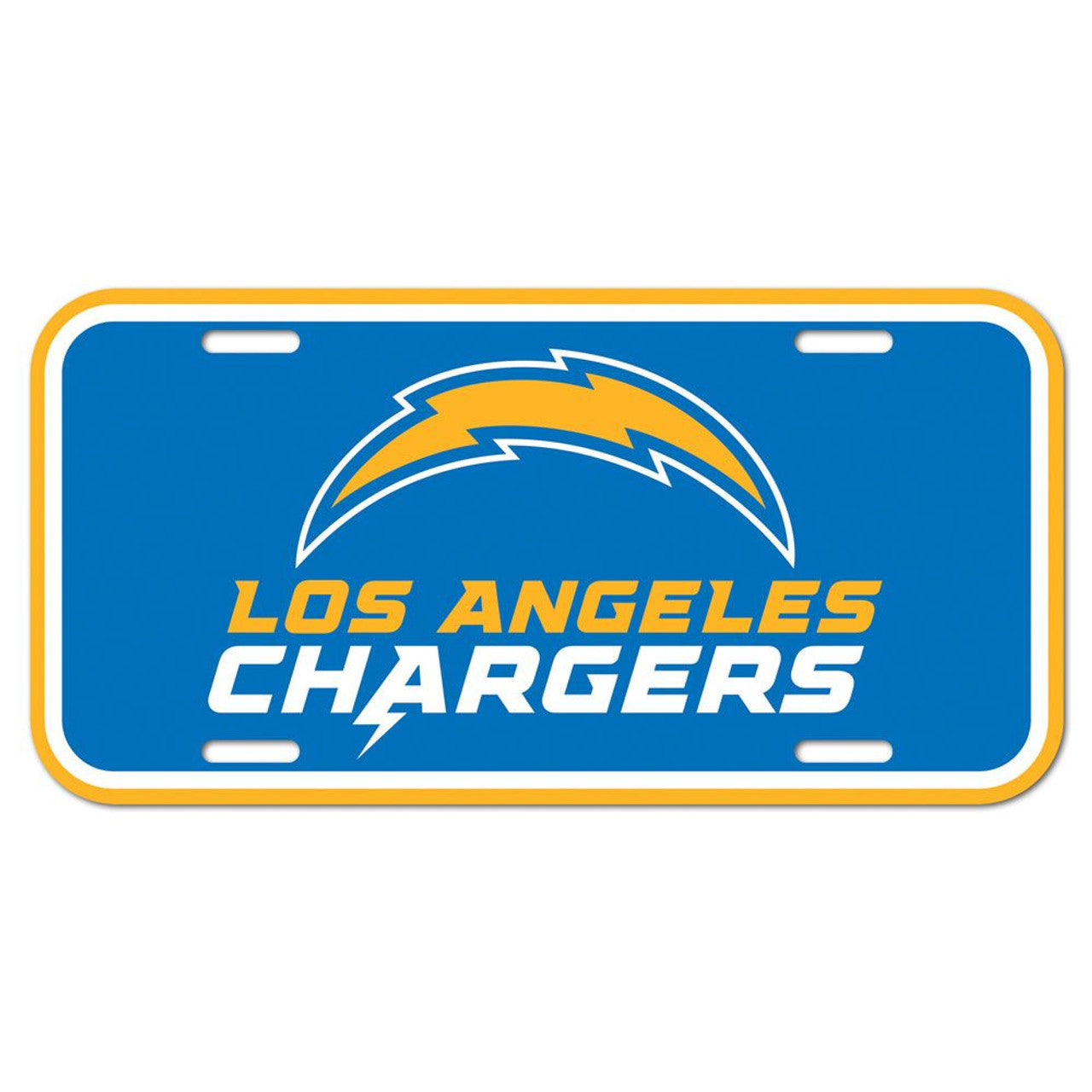 Los Angeles Chargers License Plate Plastic - Special Order - Sports Collectibles, Sports Memorabilia, Sports Fan Shop, Sports Gifts