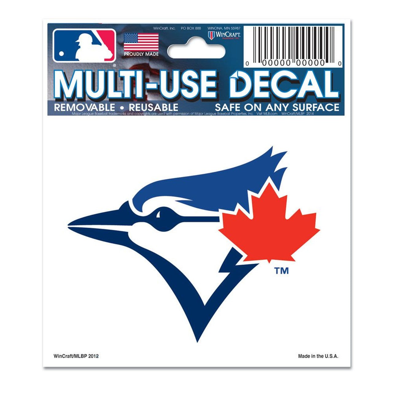 Toronto Blue Jays Decal 3x4 Multi Use - Special Order - Sports Collectibles, Sports Memorabilia, Sports Fan Shop, Sports Gifts