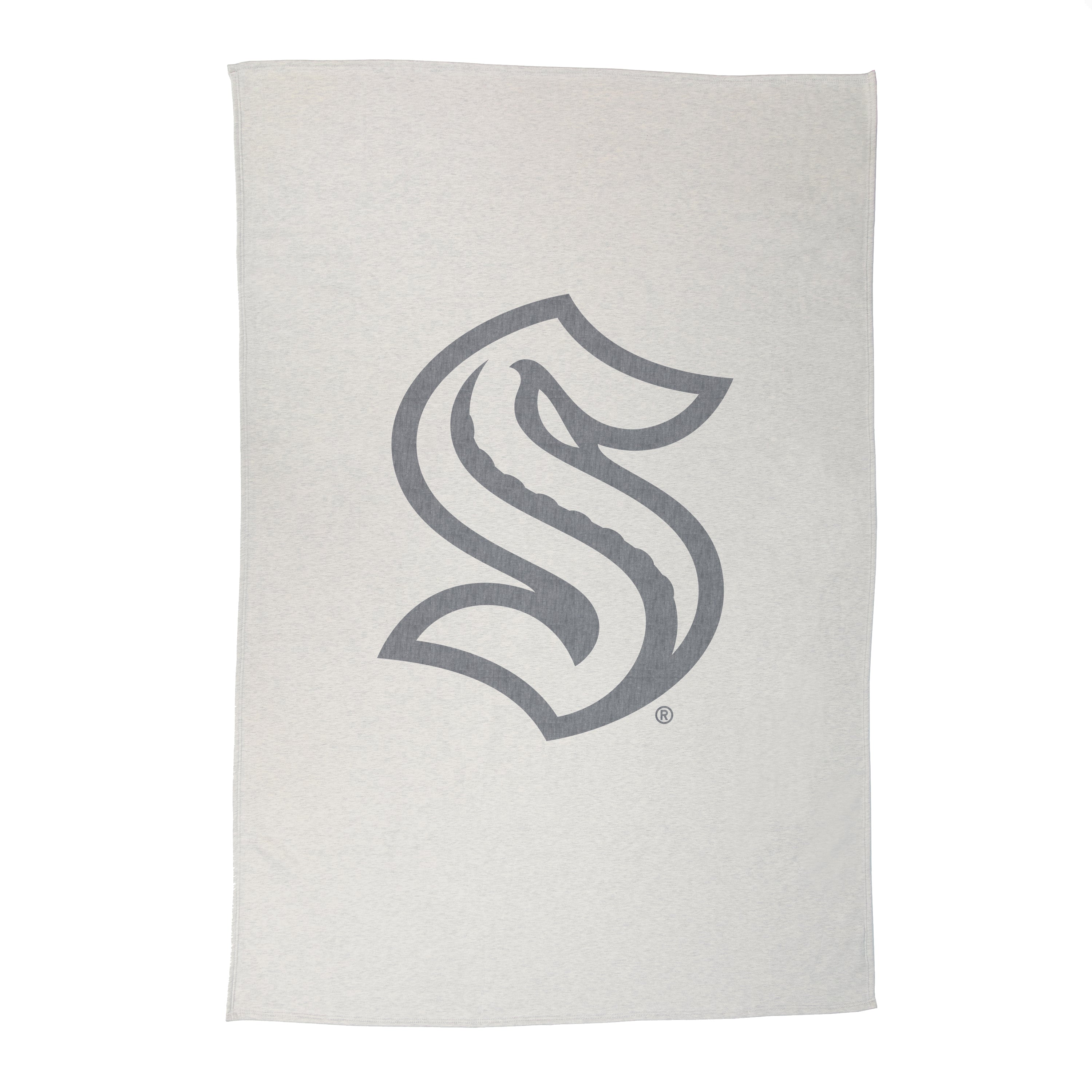 Seattle Kraken Oversized Logo Sublimated Sweatshirt Blanket