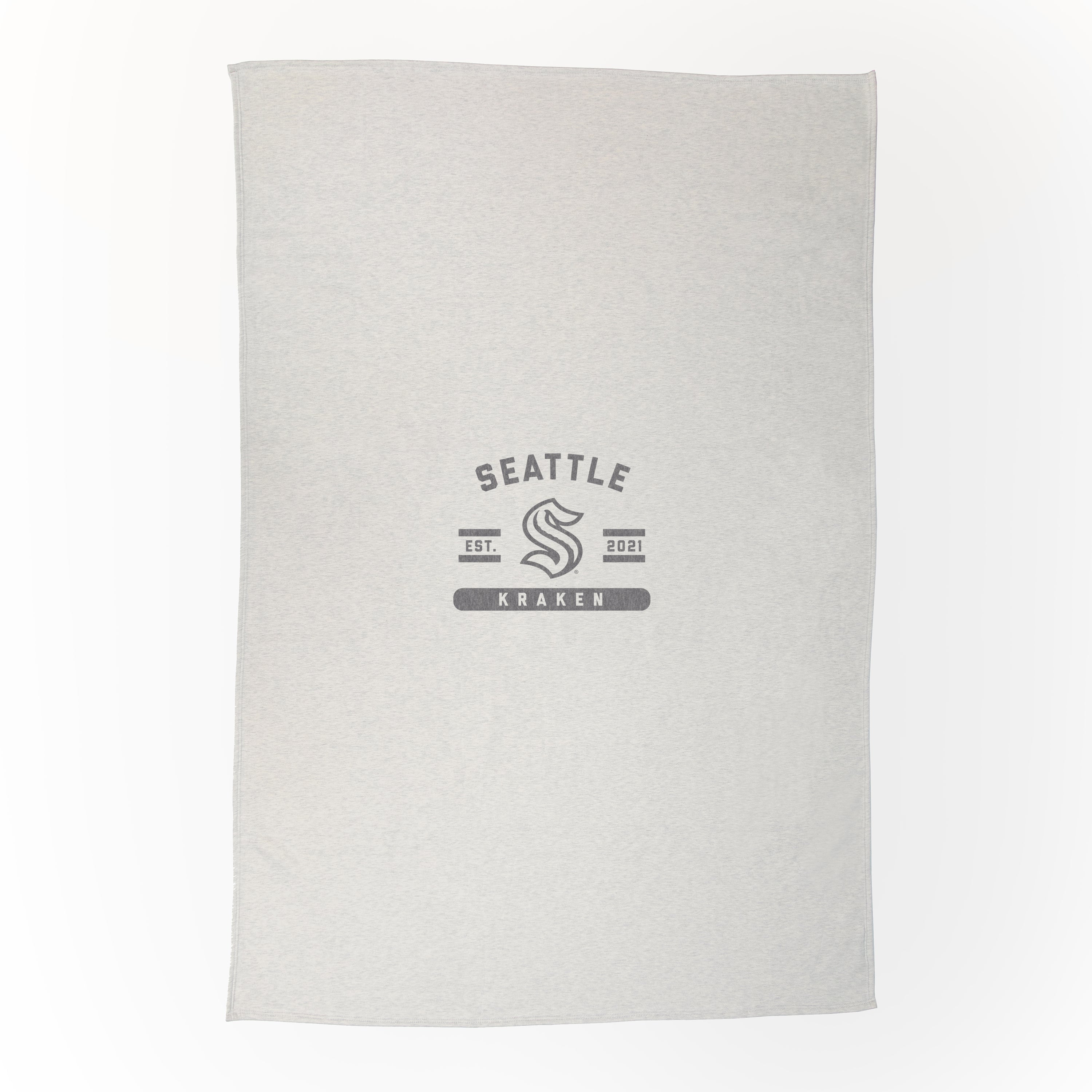 Seattle Kraken Oatmeal Sweatshirt Blanket