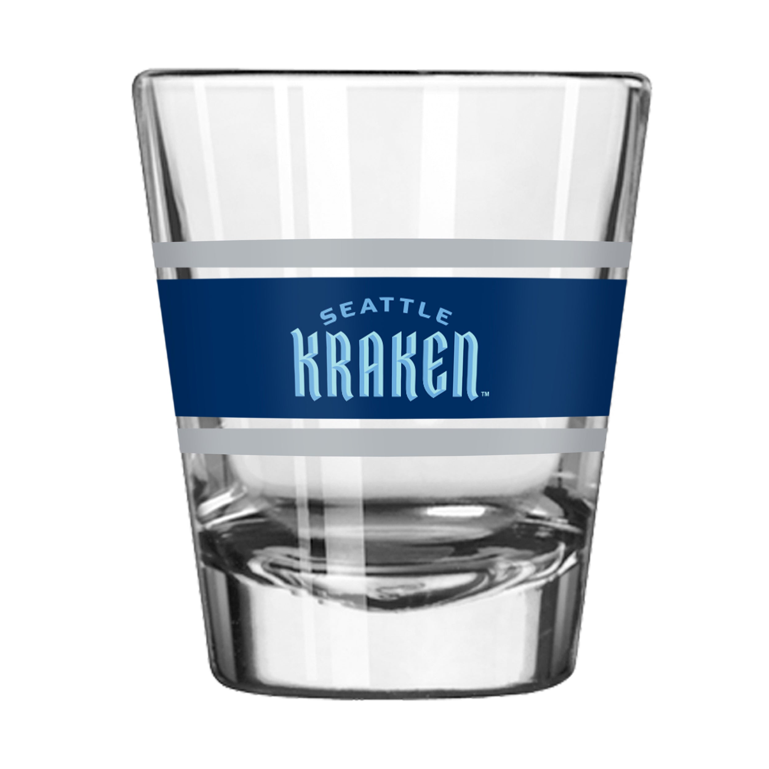 Seattle Kraken 2oz Stripe Shot Glass