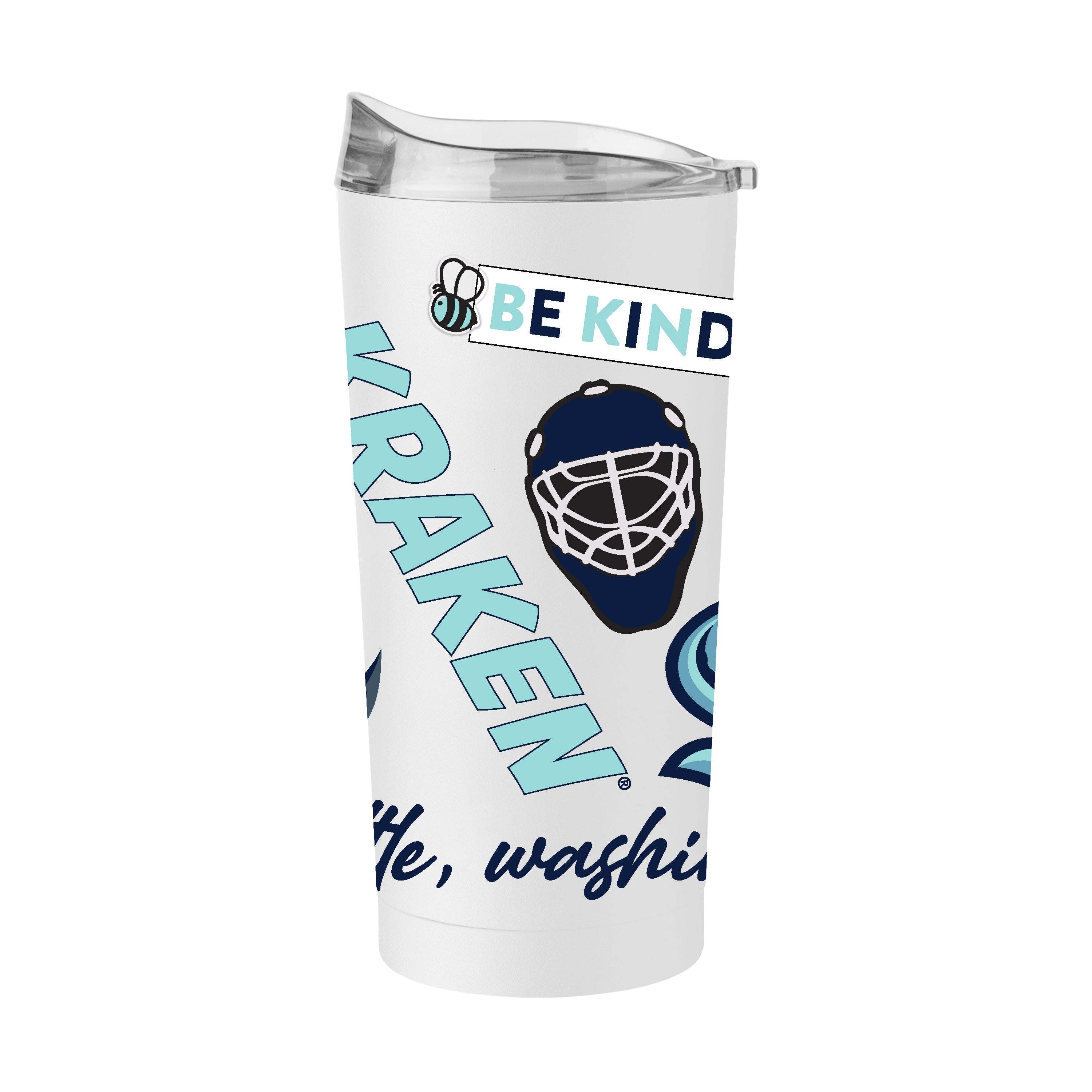 Seattle Kraken 20oz Native Powder Coat Tumbler