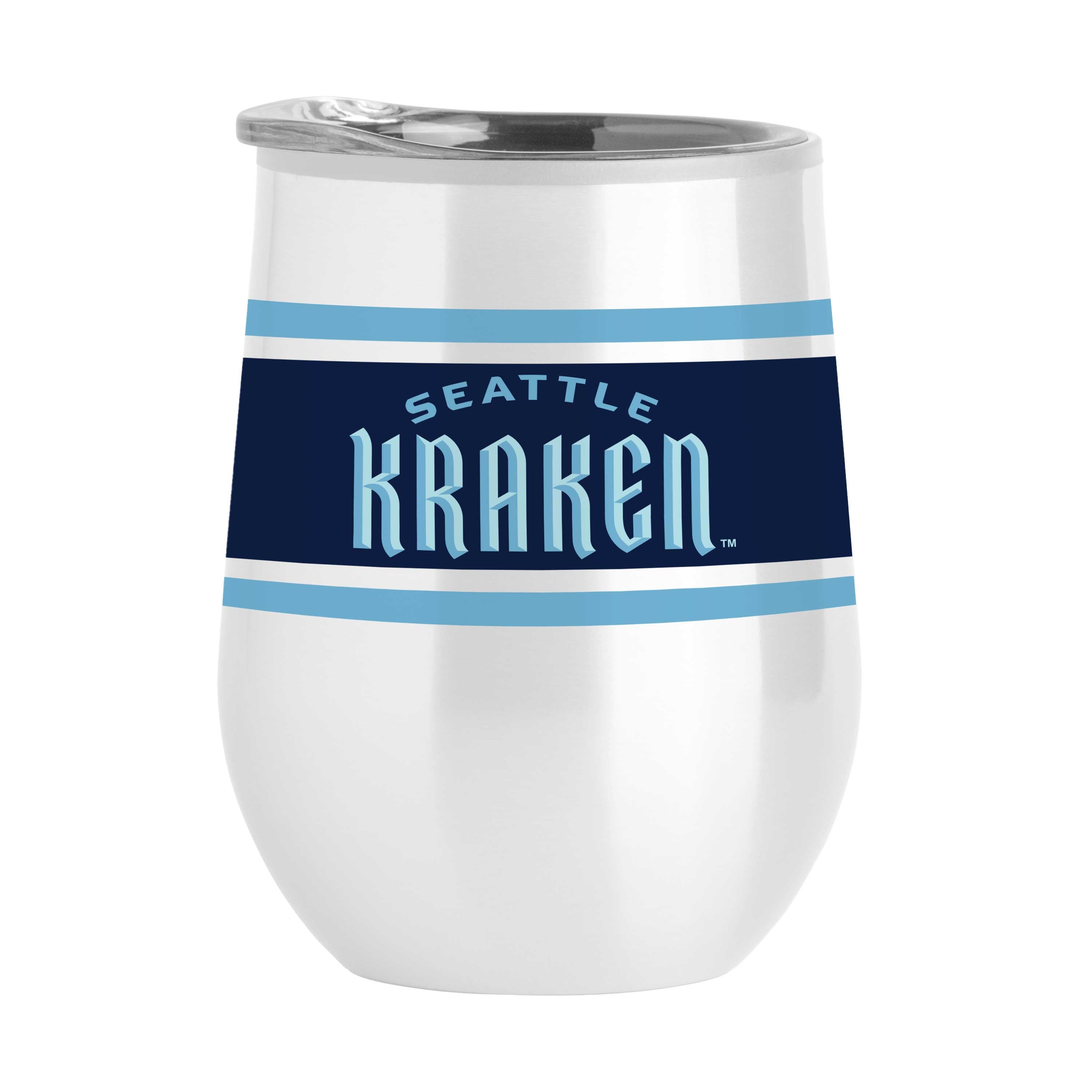 Seattle Kraken 11oz Stripe Fusion Tumbler - Sports Gifts, Sports Memorabilia, Sports Collectibles, Fan Shop