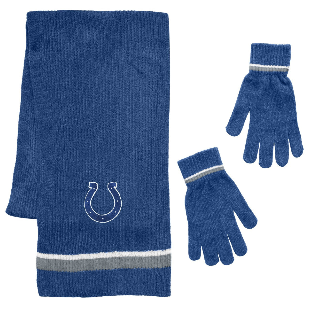 Indianapolis Colts Scarf and Glove Gift Set Chenille - Sports Collectibles, Sports Memorabilia, Sports Fan Shop, Sports Gifts