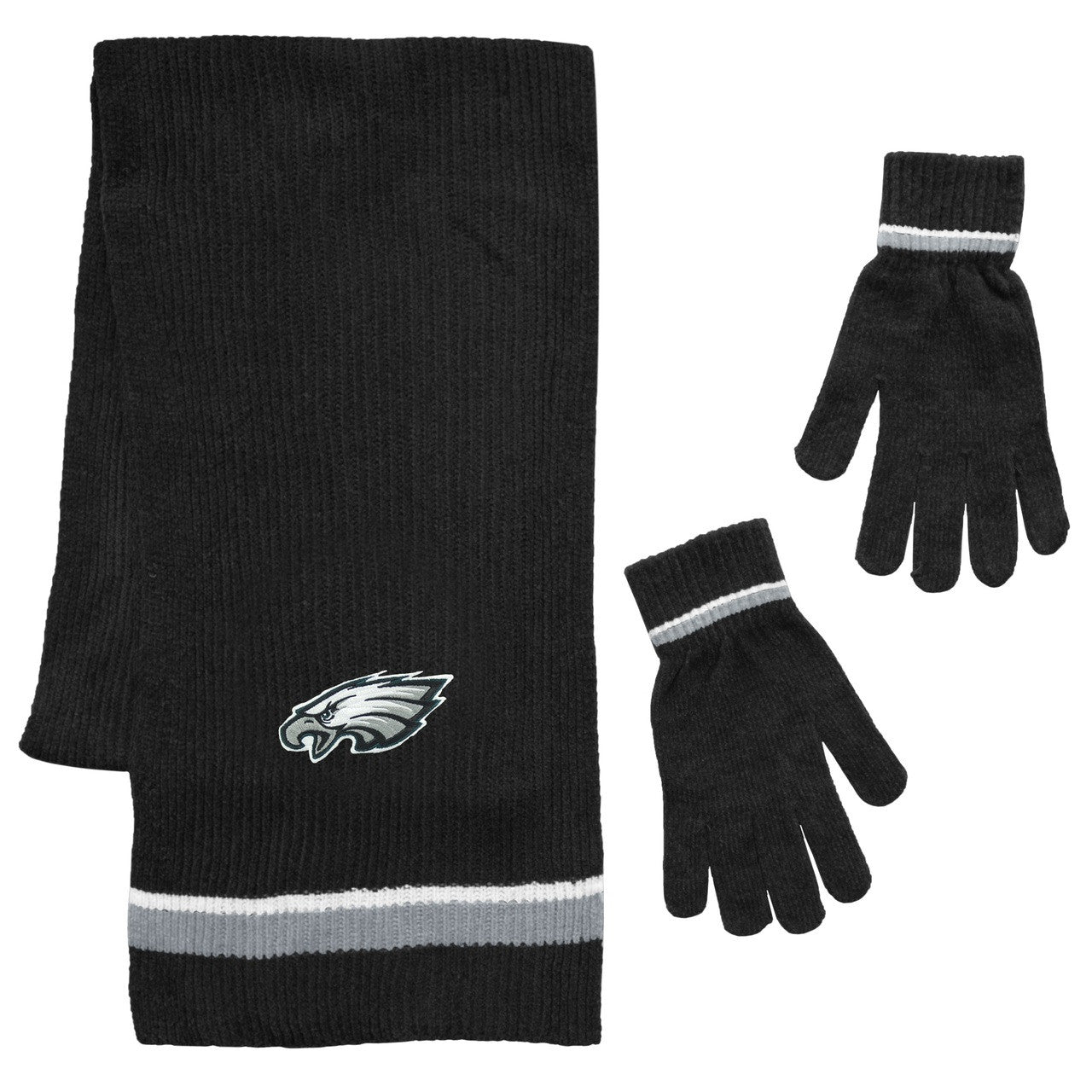 Philadelphia Eagles Scarf and Glove Gift Set Chenille - Sports Collectibles, Sports Memorabilia, Sports Fan Shop, Sports Gifts