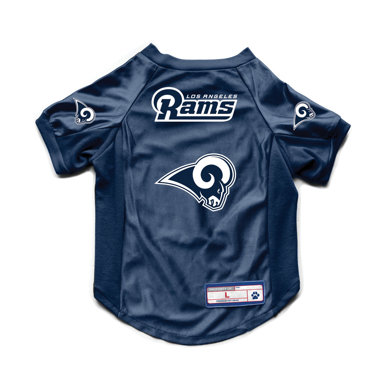 Los Angeles Rams Pet Jersey Stretch Size Big Dog - Sports Collectibles, Sports Memorabilia, Sports Fan Shop, Sports Gifts