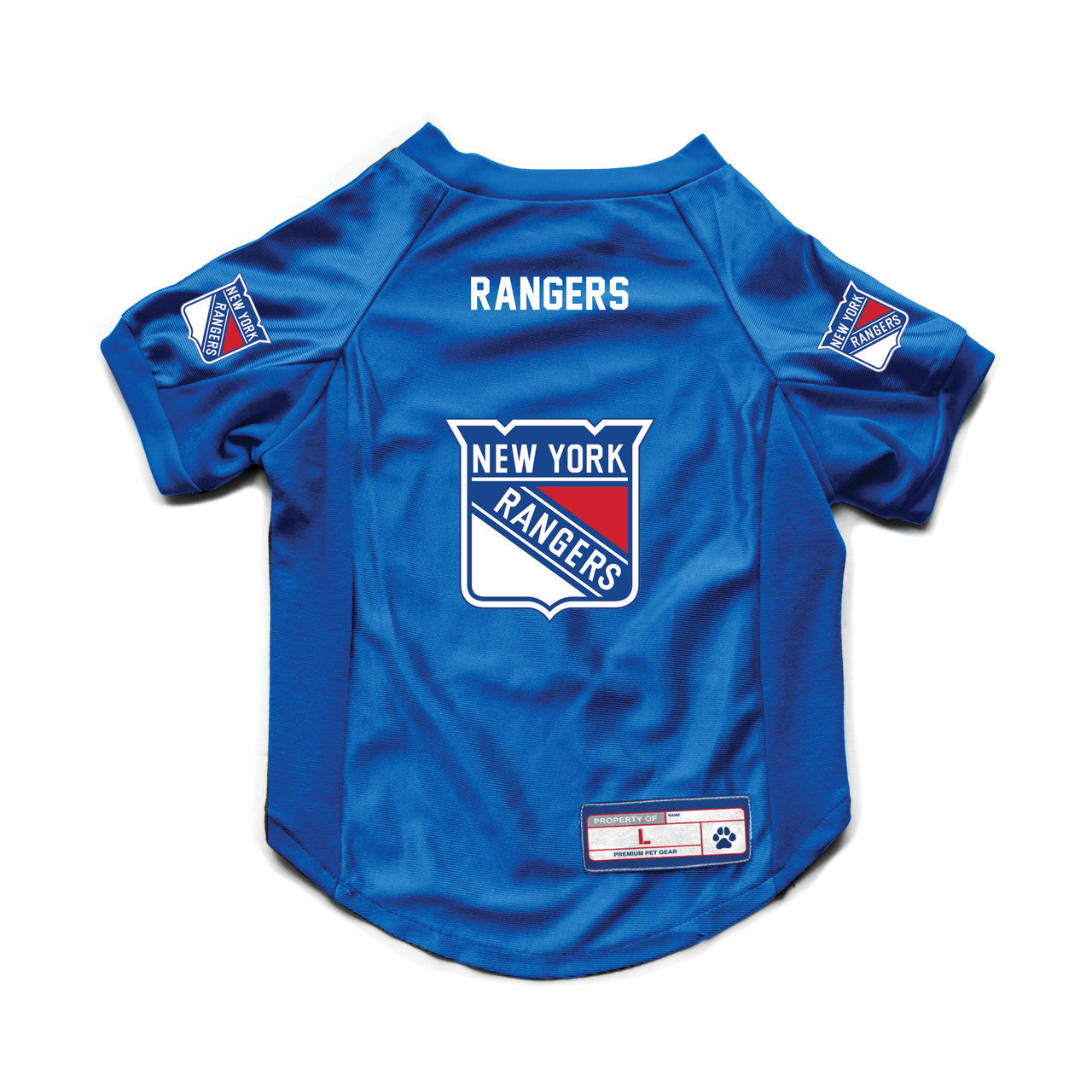 New York Rangers Pet Jersey Stretch Size Big Dog - Special Order - Sports Collectibles, Sports Memorabilia, Sports Fan Shop, Sports Gifts