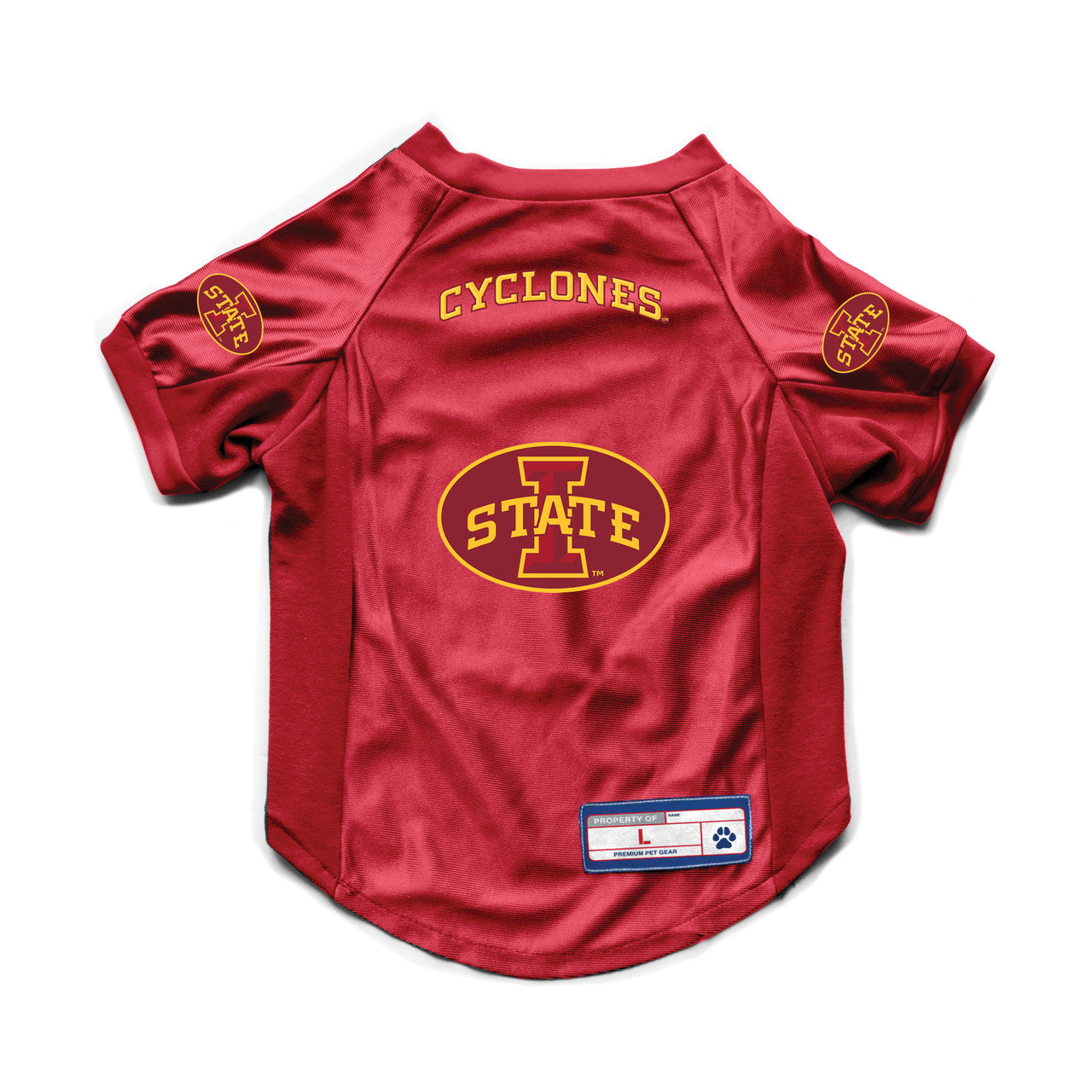 Iowa State Cyclones Pet Jersey Stretch Size M - Sports Collectibles, Sports Memorabilia, Sports Fan Shop, Sports Gifts