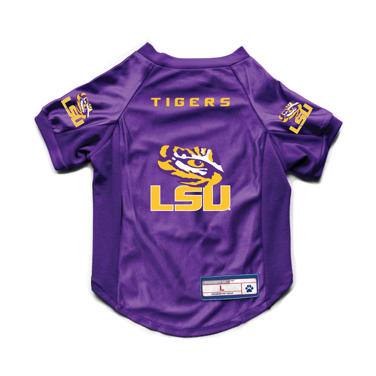 LSU Tigers Pet Jersey Stretch Size XL - Sports Collectibles, Sports Memorabilia, Sports Fan Shop, Sports Gifts