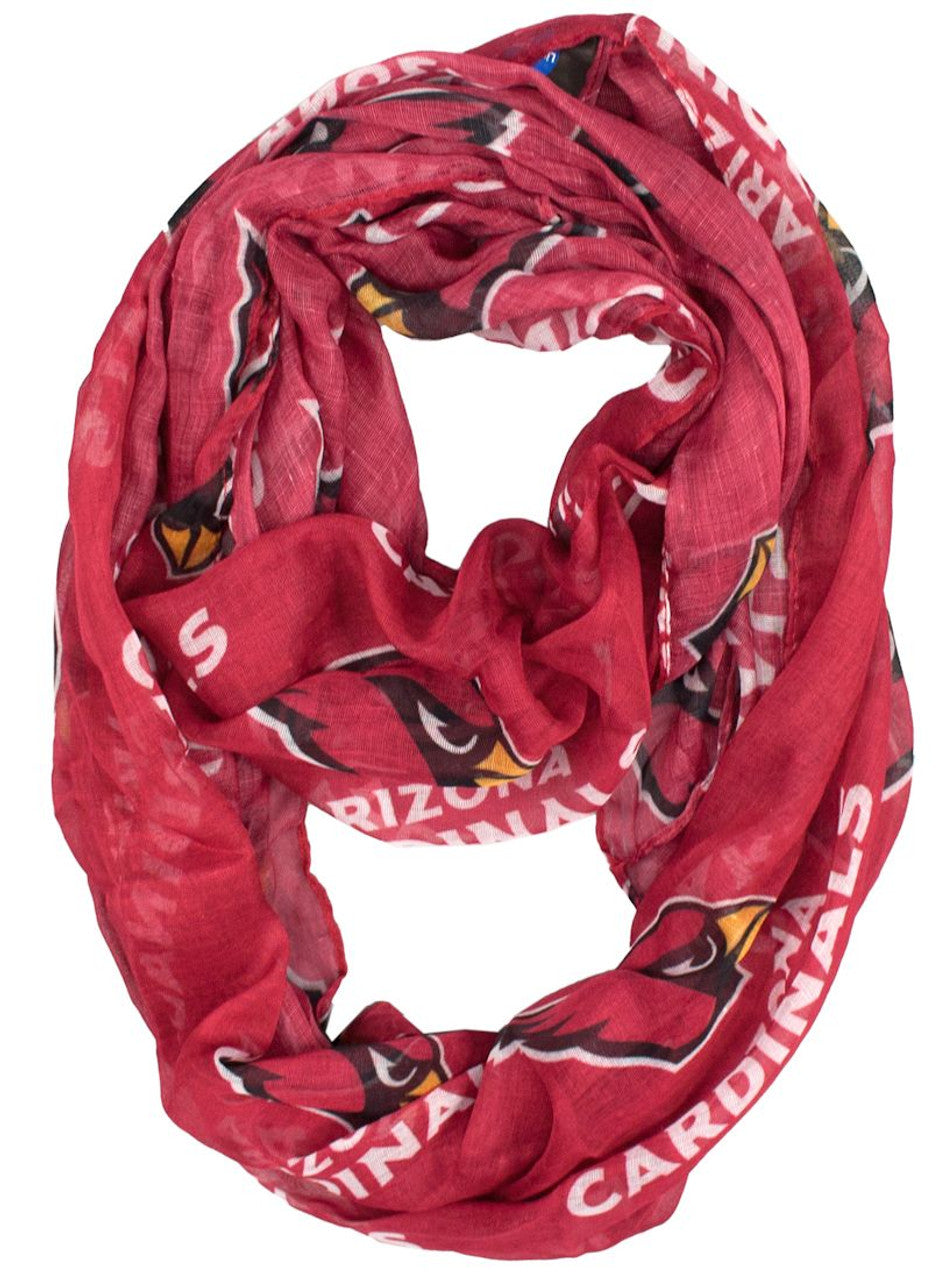 Arizona Cardinals Scarf Infinity Style - Sports Collectibles, Sports Memorabilia, Sports Fan Shop, Sports Gifts