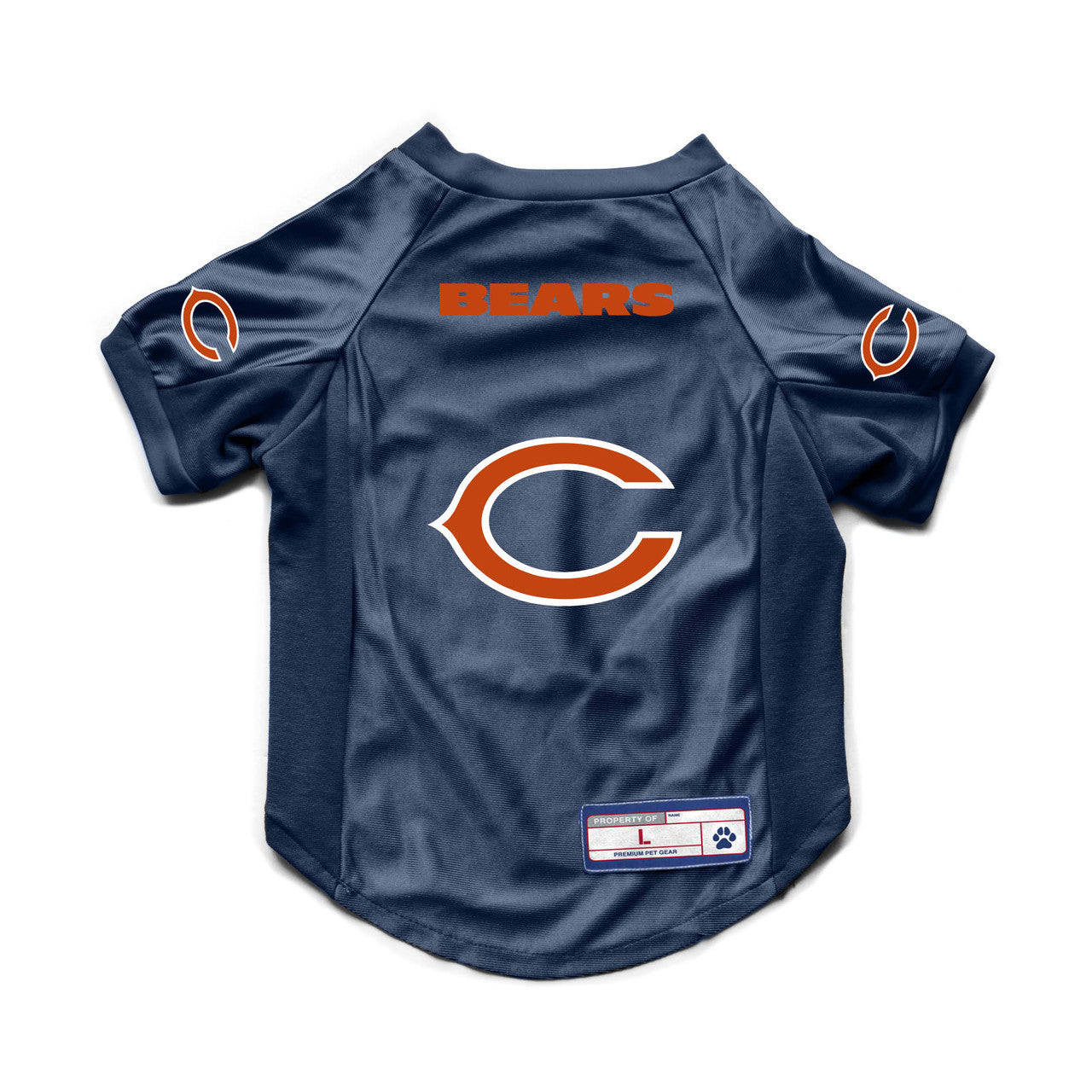 Chicago Bears Pet Jersey Stretch Size M - Sports Collectibles, Sports Memorabilia, Sports Fan Shop, Sports Gifts
