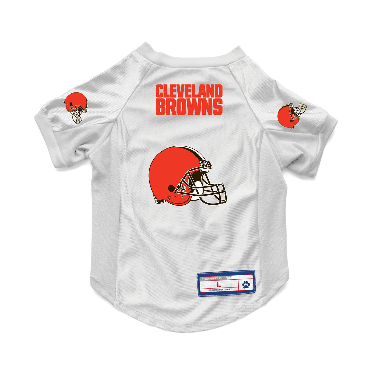 Cleveland Browns Pet Jersey Stretch Size M - Sports Collectibles, Sports Memorabilia, Sports Fan Shop, Sports Gifts