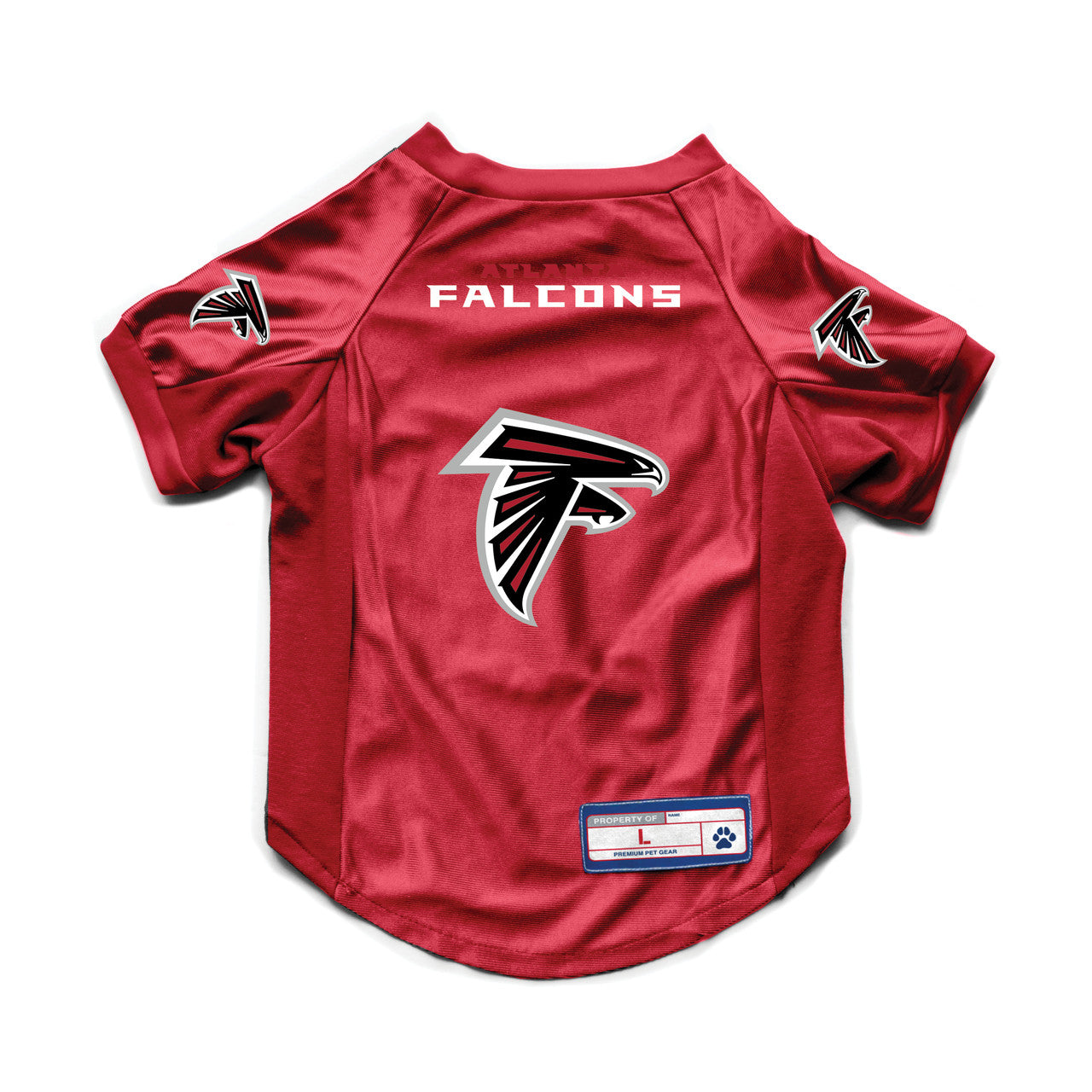Atlanta Falcons Pet Jersey Stretch Size M - Sports Collectibles, Sports Memorabilia, Sports Fan Shop, Sports Gifts