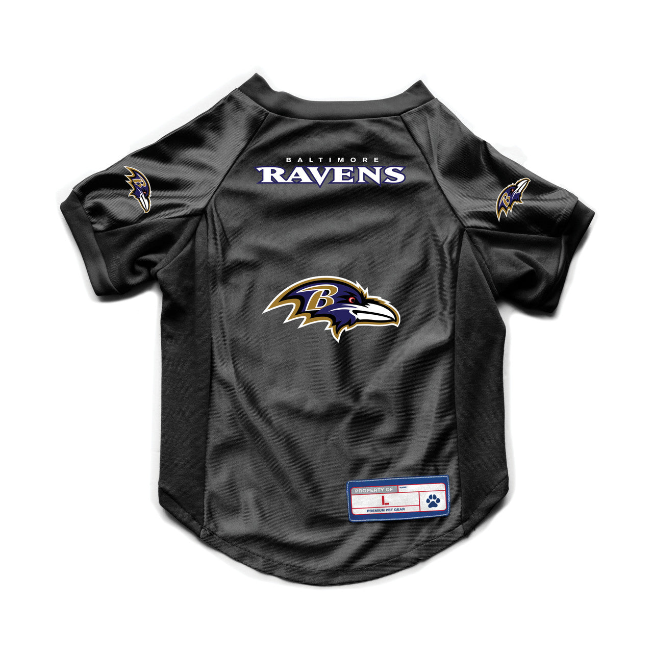 Baltimore Ravens Pet Jersey Stretch Size M - Sports Collectibles, Sports Memorabilia, Sports Fan Shop, Sports Gifts