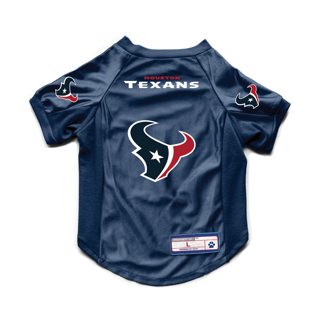 Houston Texans Pet Jersey Stretch Size M - Sports Collectibles, Sports Memorabilia, Sports Fan Shop, Sports Gifts