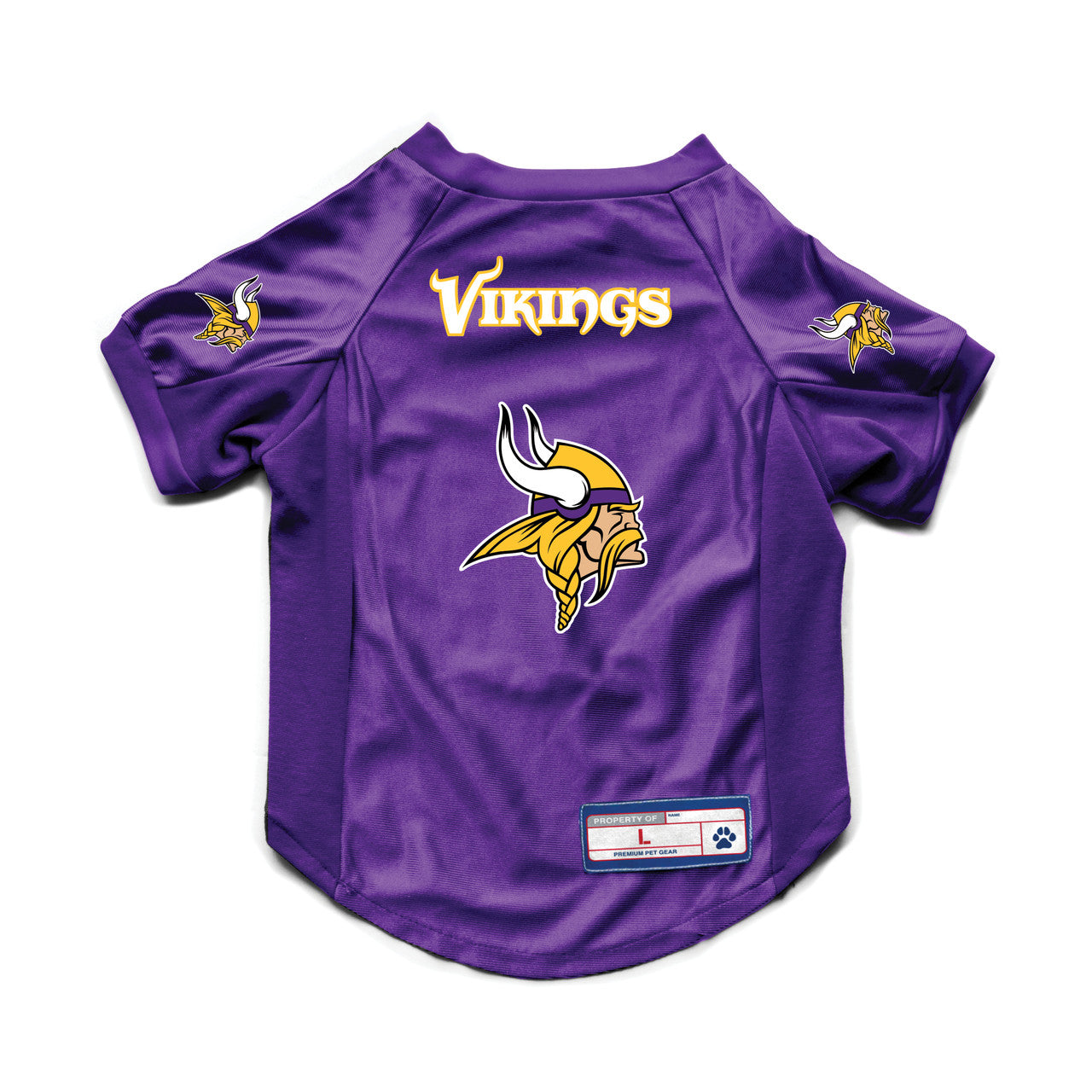 Minnesota Vikings Pet Jersey Stretch Size M - Sports Collectibles, Sports Memorabilia, Sports Fan Shop, Sports Gifts