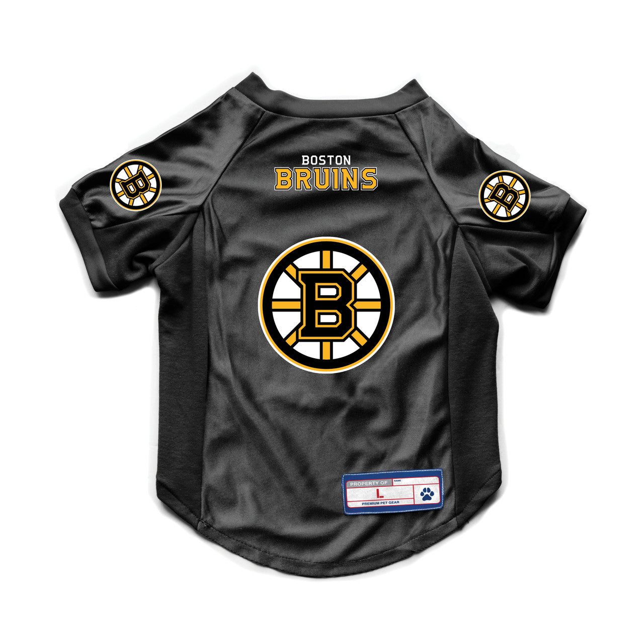 Boston Bruins Pet Jersey Stretch Size M - Sports Collectibles, Sports Memorabilia, Sports Fan Shop, Sports Gifts
