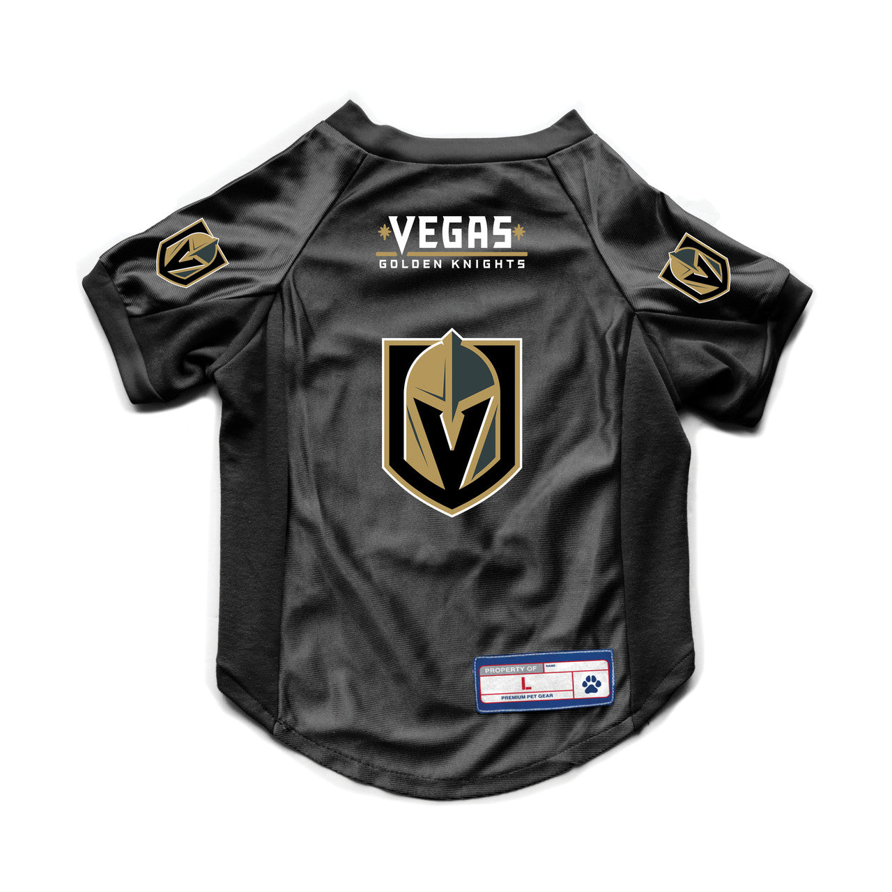 Vegas Golden Knights Pet Jersey Stretch Size L - Sports Collectibles, Sports Memorabilia, Sports Fan Shop, Sports Gifts