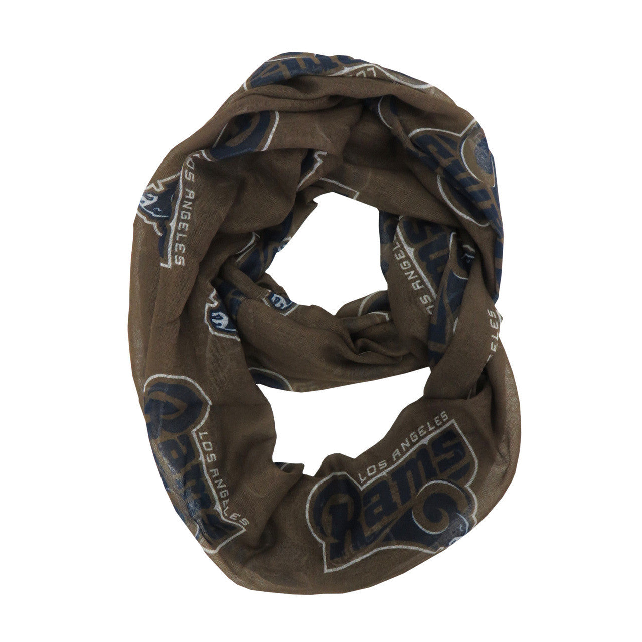 Los Angeles Rams Scarf Infinity Style Alternate - Sports Collectibles, Sports Memorabilia, Sports Fan Shop, Sports Gifts