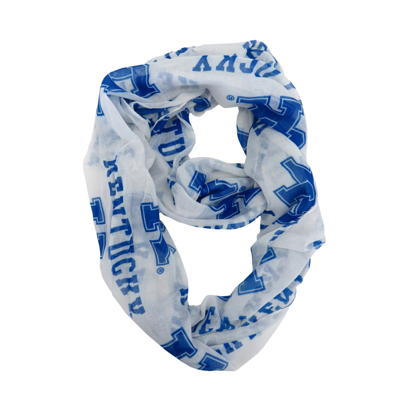 Kentucky Wildcats Infinity Scarf - Alternate - New Logo - Sports Collectibles, Sports Memorabilia, Sports Fan Shop, Sports Gifts