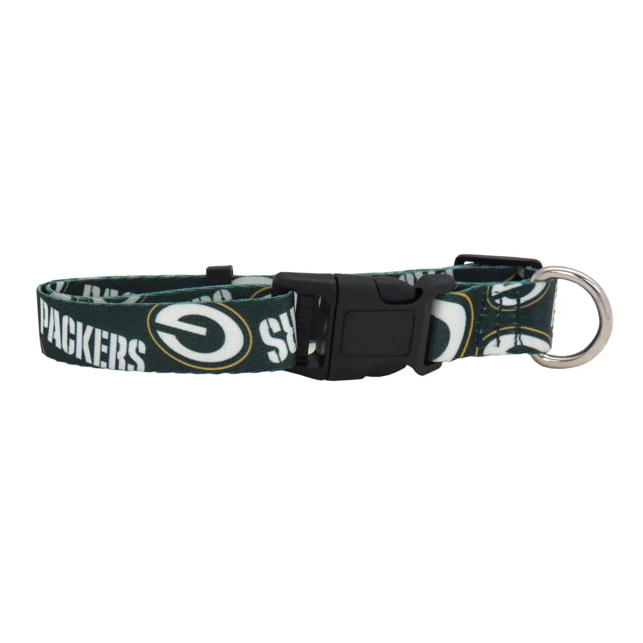 Green Bay Packers Pet Collar Size M (CDG) - 757 Sports Collectibles