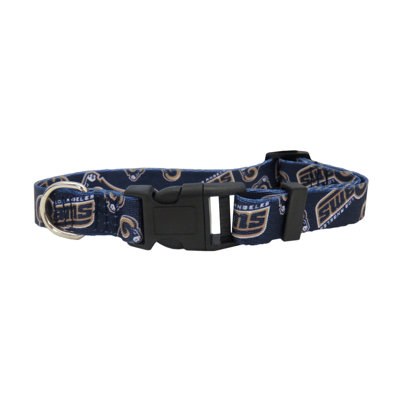Los Angeles Rams Pet Collar Size S Alternate - Sports Collectibles, Sports Memorabilia, Sports Fan Shop, Sports Gifts